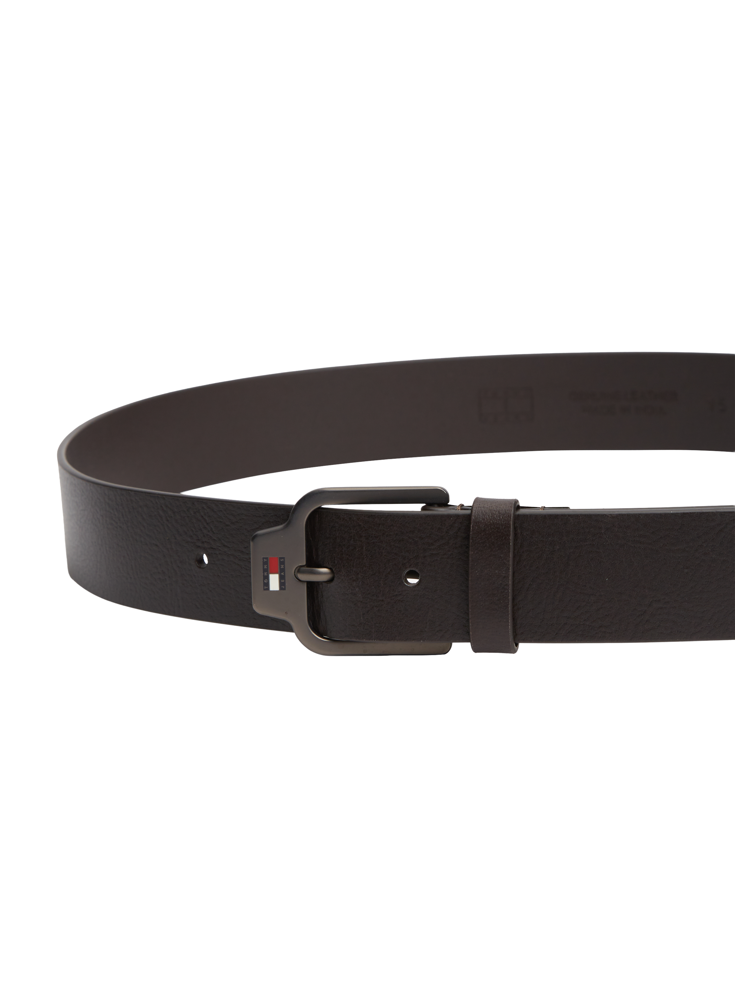 Ceinture en cuir grainé TOMMY HILFIGER Marron