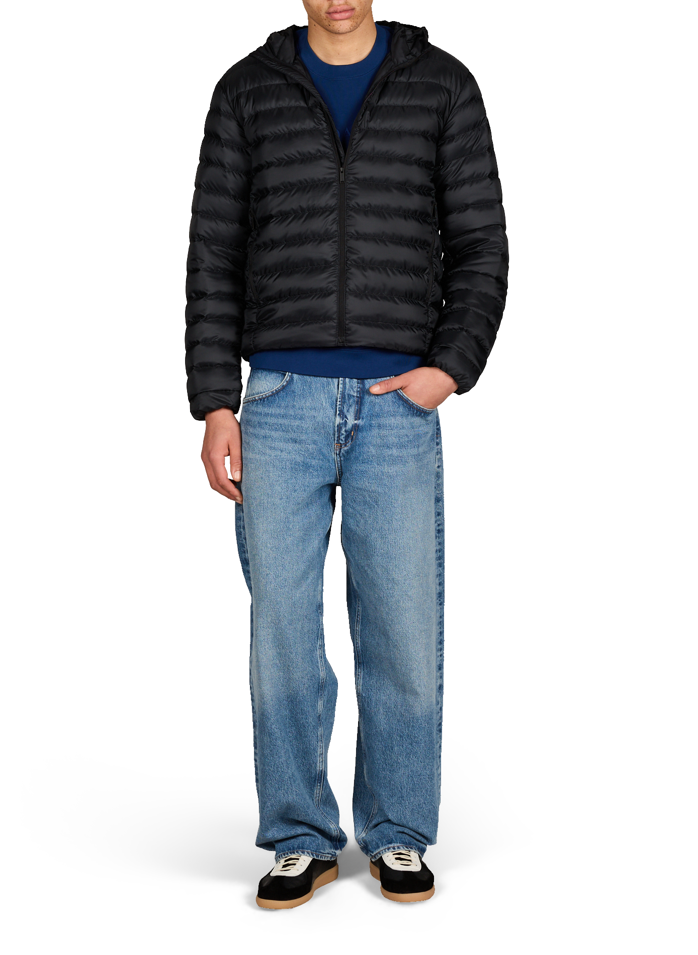 Piumino diritto collo alto CANADA GOOSE Nero