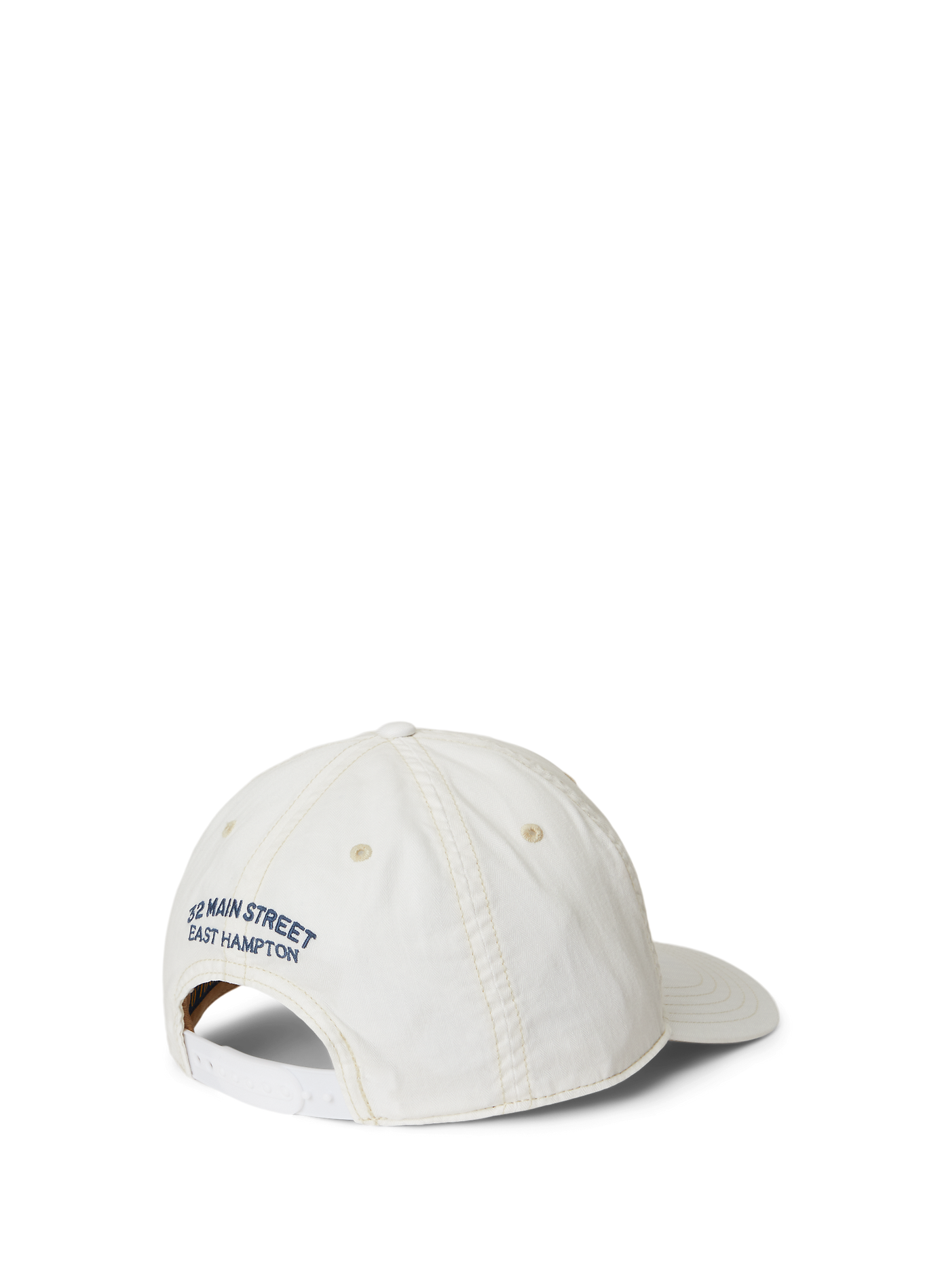Casquette avec patch brodé en coton POLO RALPH LAUREN Blanc