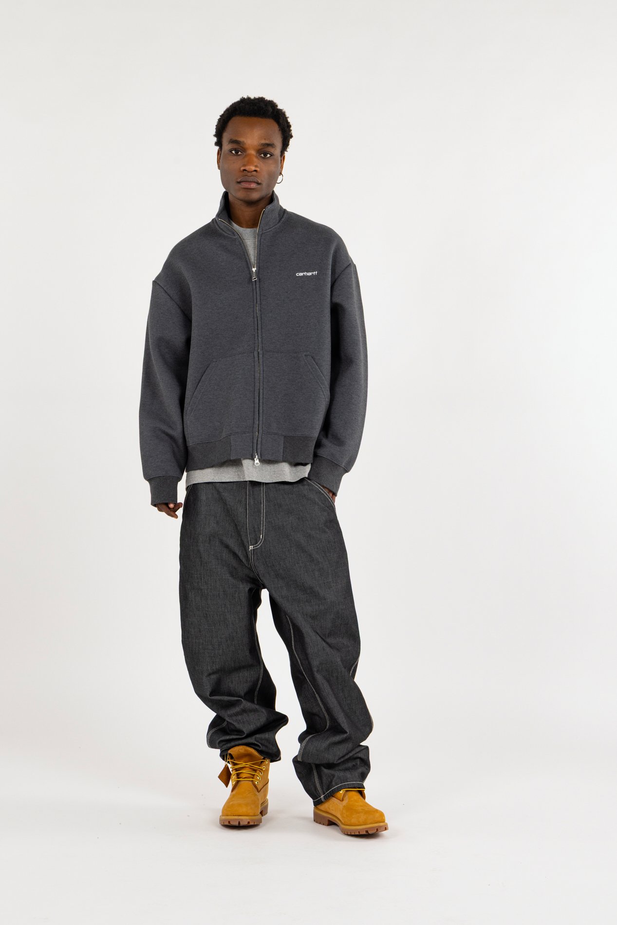 Sweat zippé alda zip sweat jacket CARHARTT WIP Noir