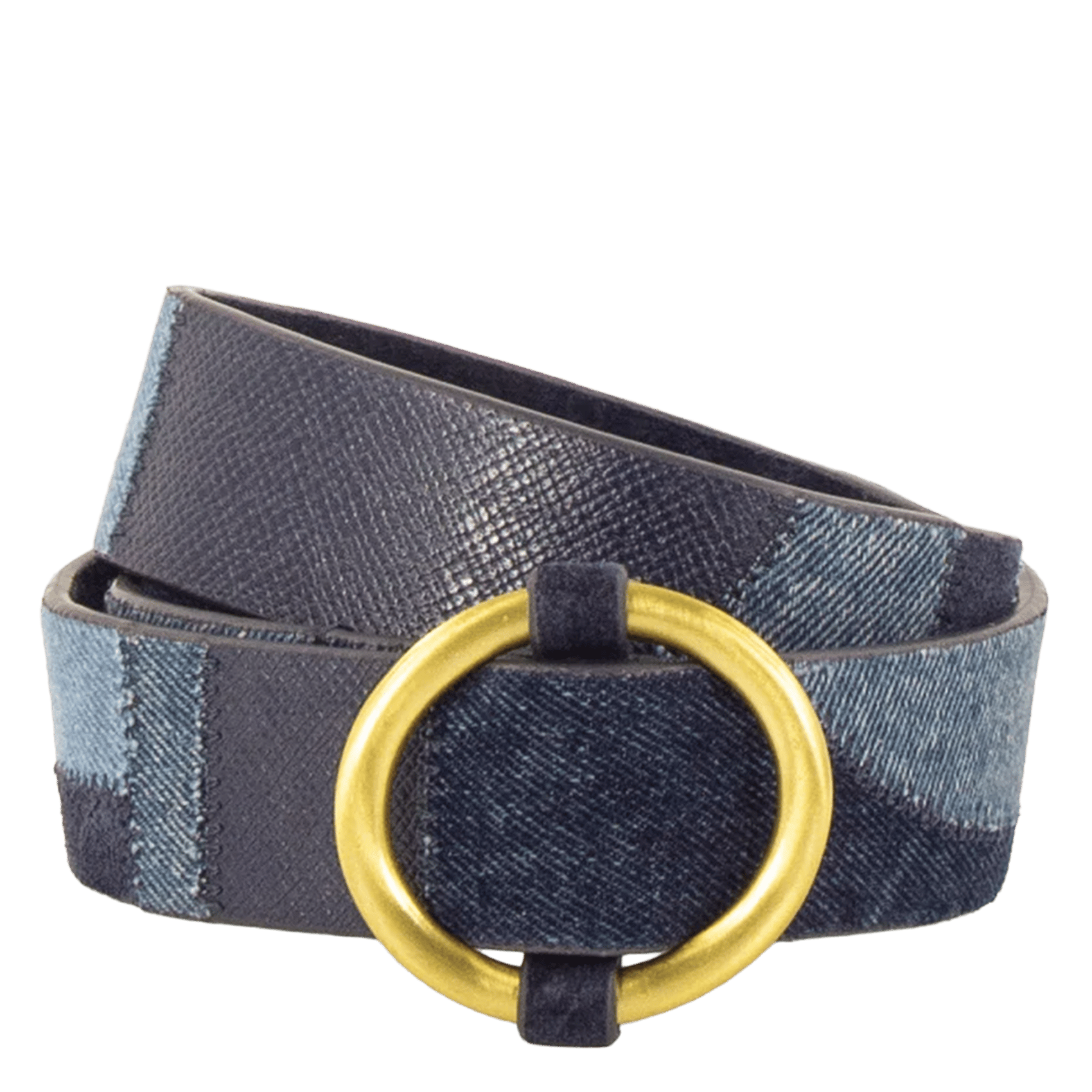 Ceinture en cuir anota blue SESSUN Bleu