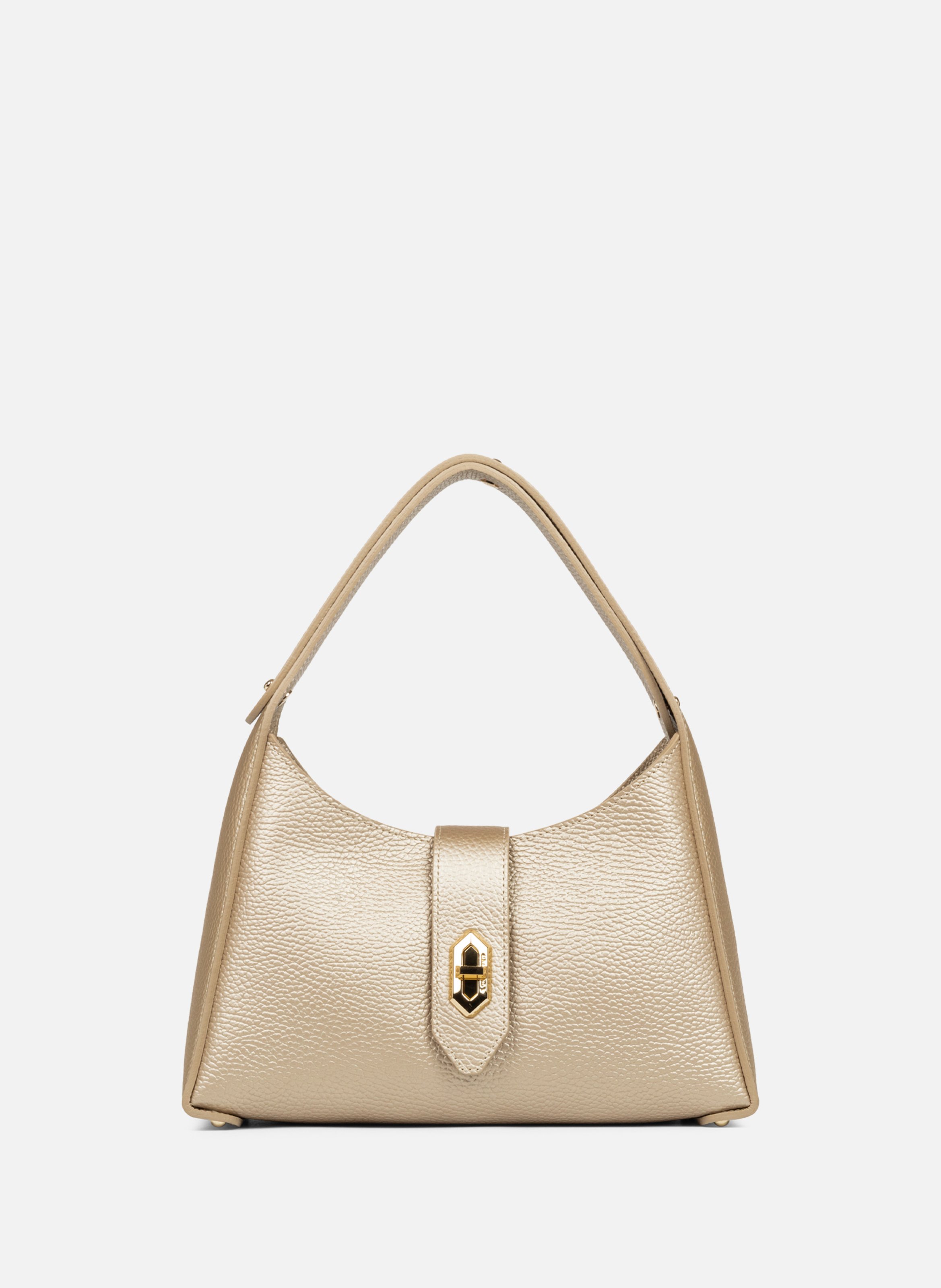 Sac hobo - top double LANCASTER Doré