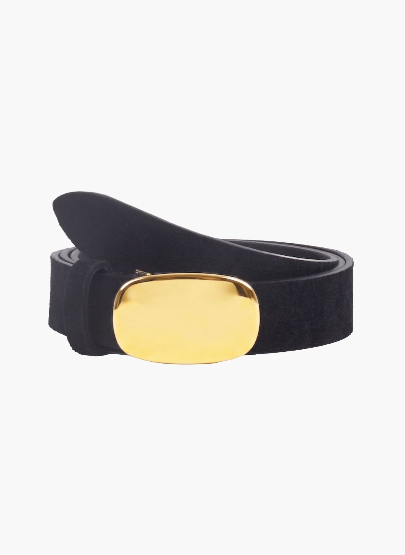 Ceinture gaïa cuir daim JULES & JENN Noir