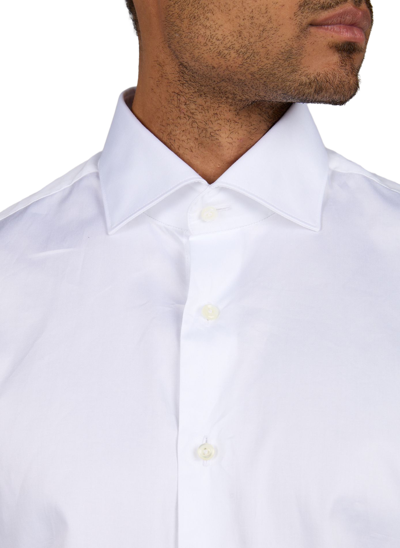 Plain cotton shirt VAN LAACK White