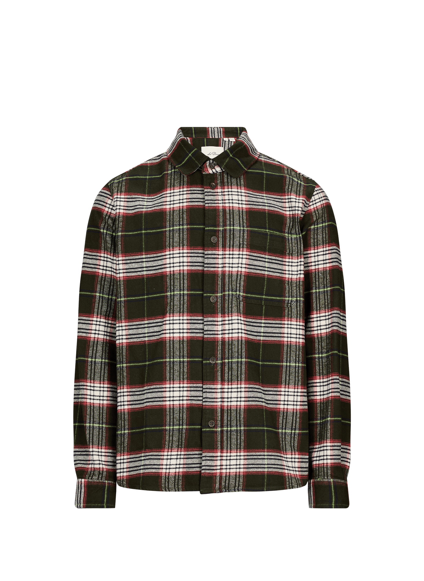 Tweed-Karomuster-Baumwolljacke LES DEUX Grun