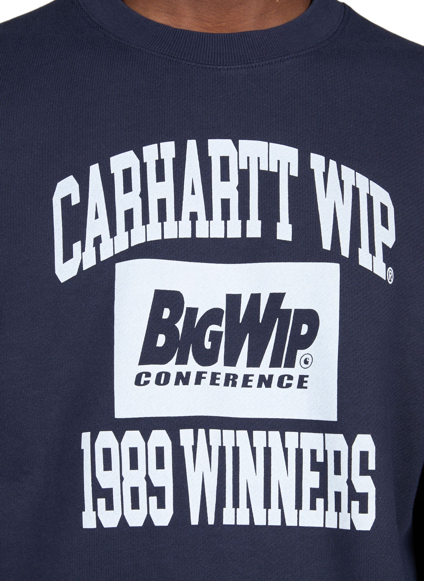 Gerader Pullover 1989 Winners mit Logo aus Baumwolle CARHARTT WIP Blau