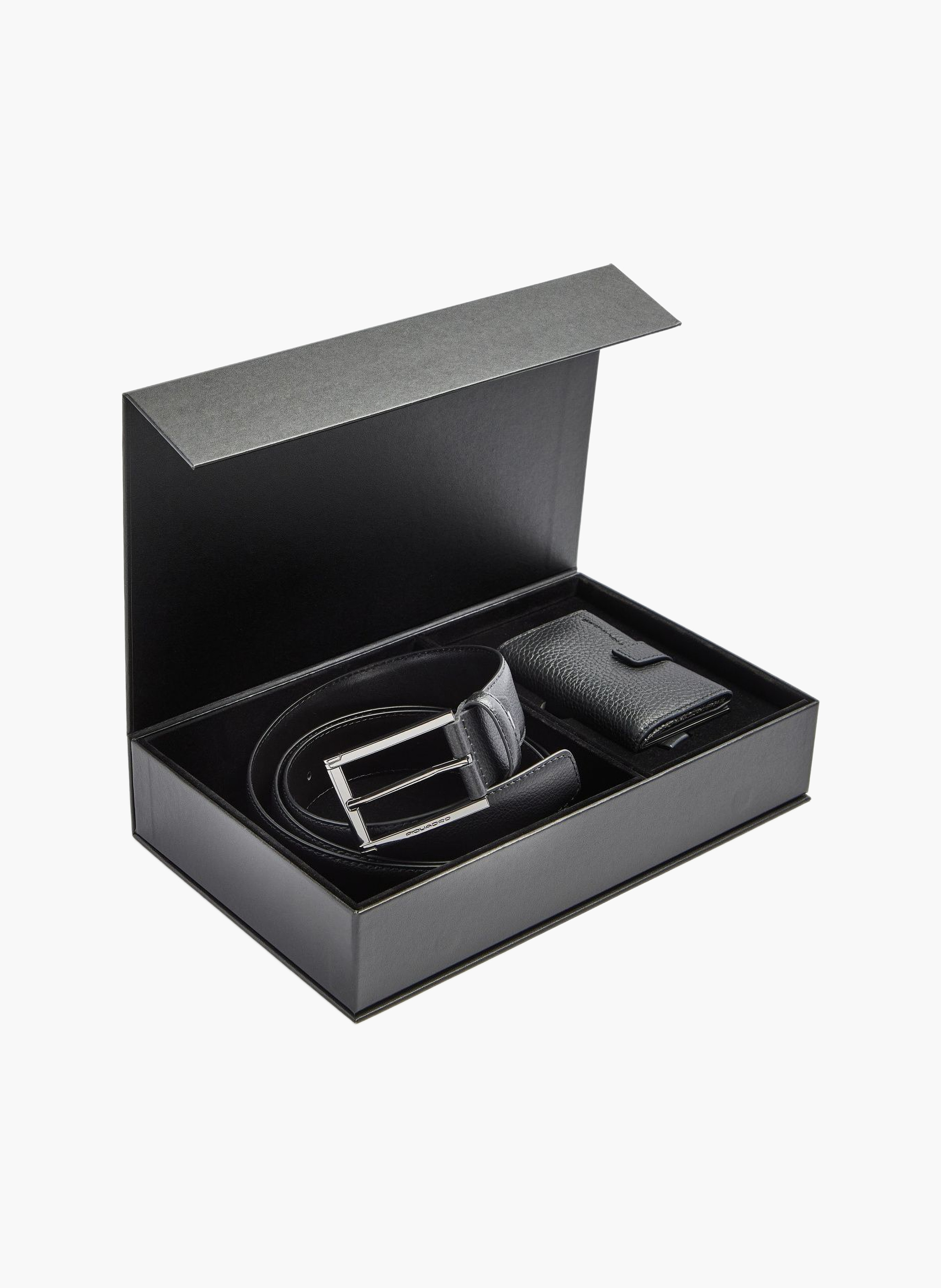 Cadeauset voor heren PIQUADRO Zwart