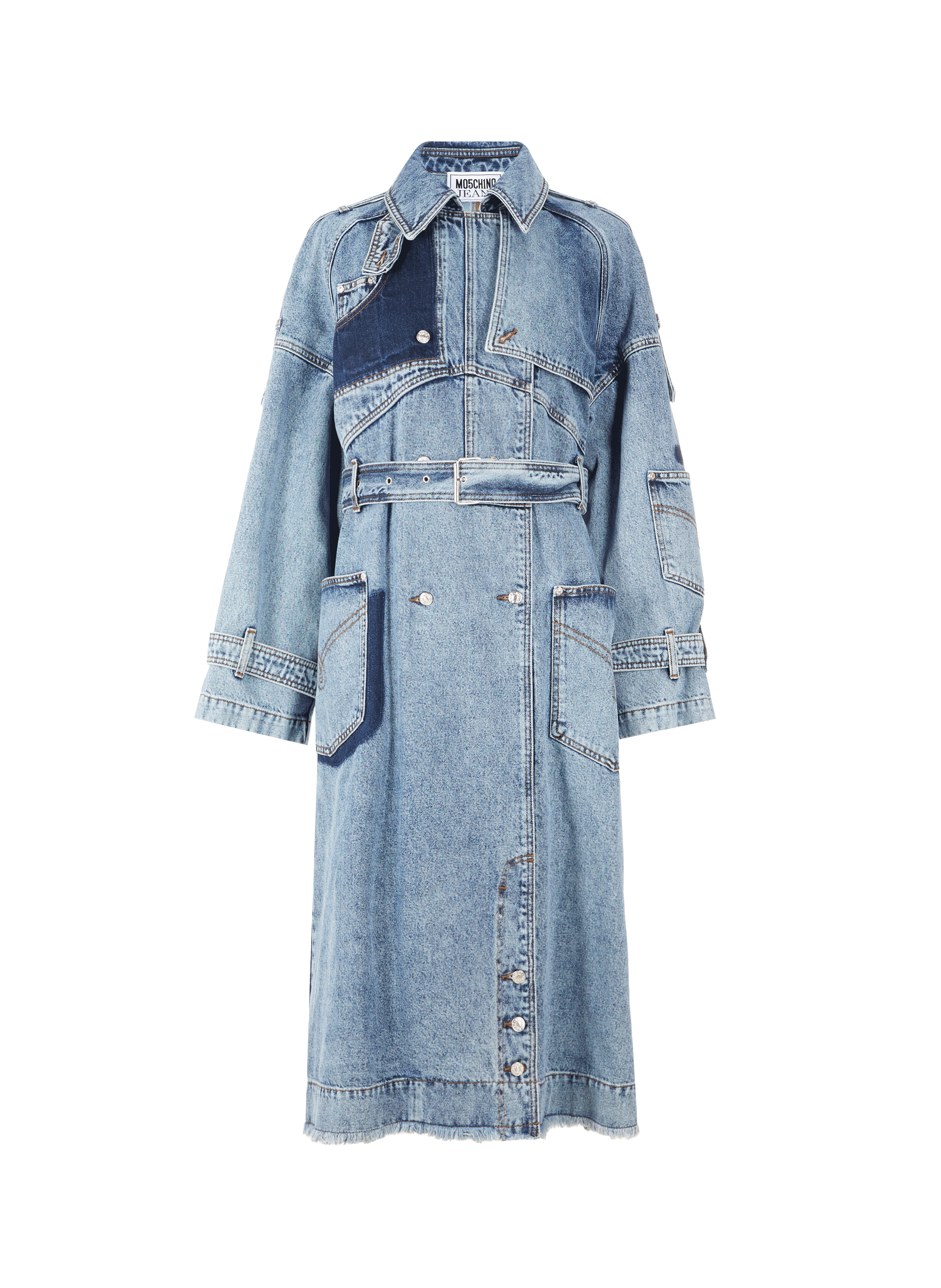 Trench long en jean
