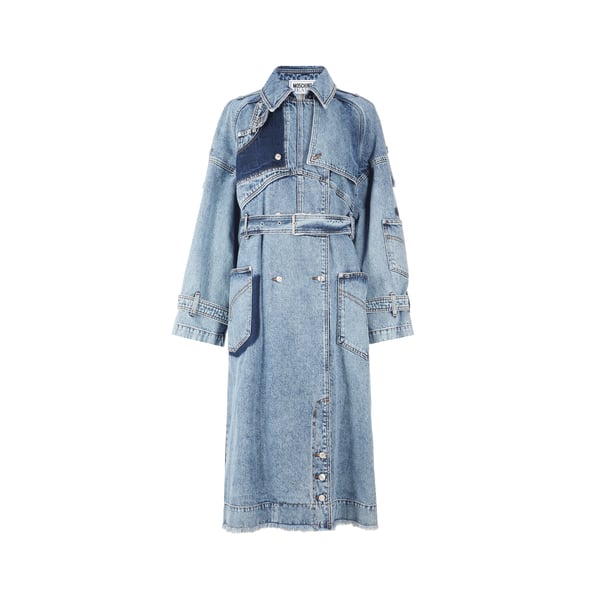 Trench long en jean