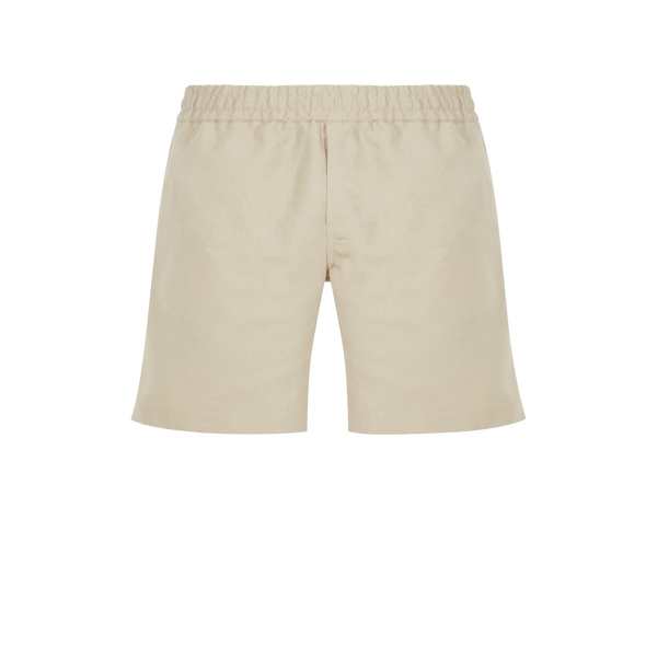 Samsoe & Samsoe Straight Cotton Shorts In Neutral