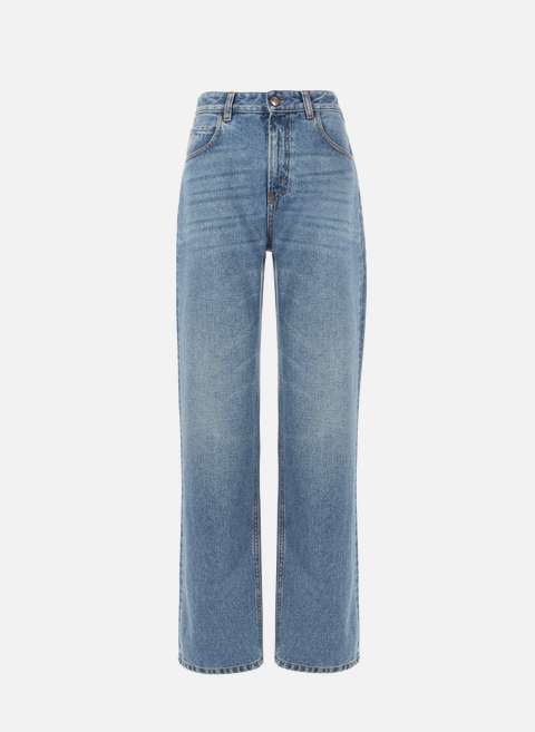 Straight cotton jeans BlueCHLOÉ 