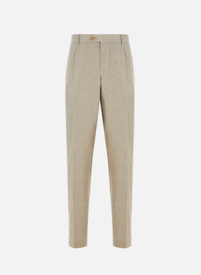 Slim-fit linen trousers FACONNABLE