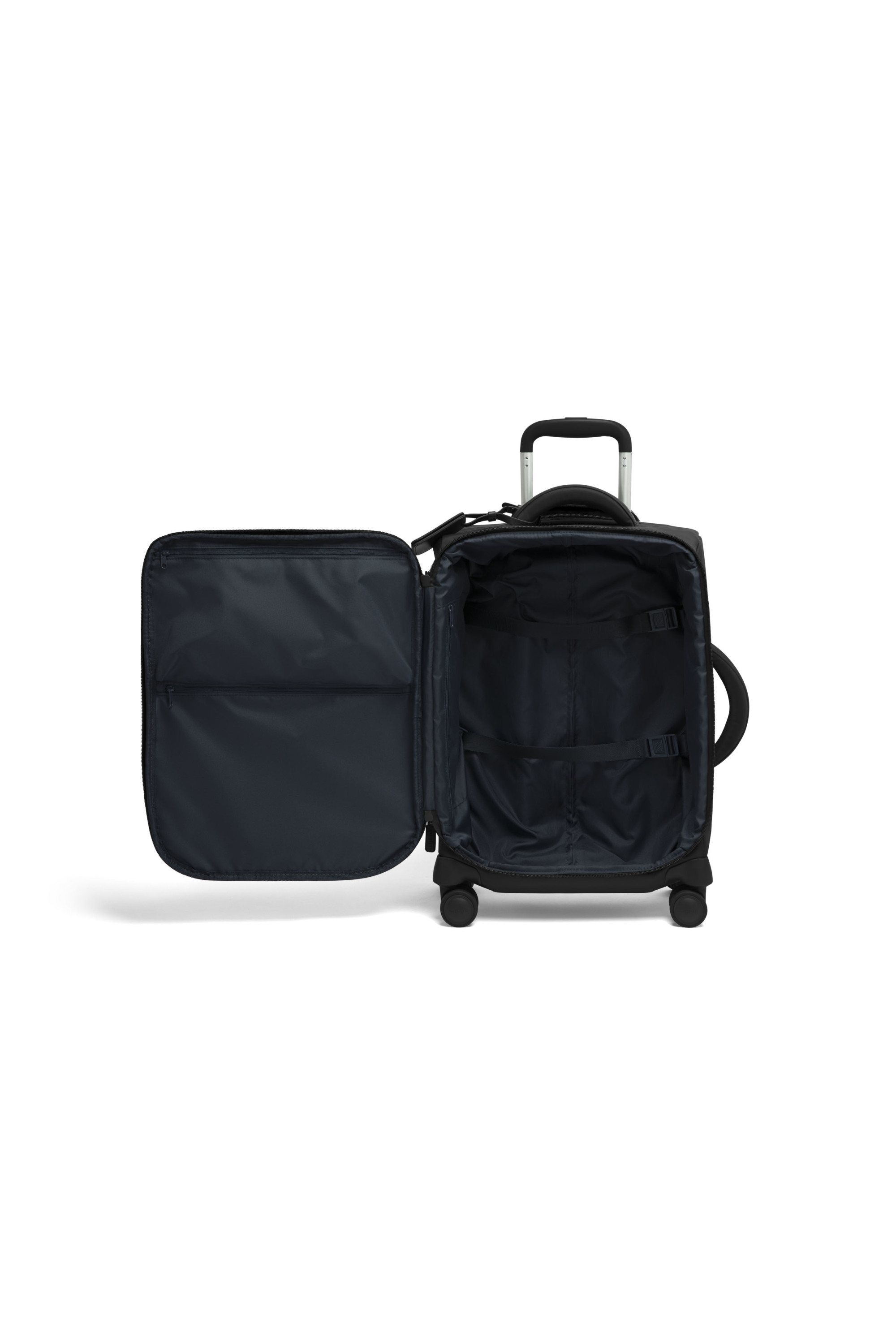 Plume valise 4 roues taille s LIPAULT PARIS Noir