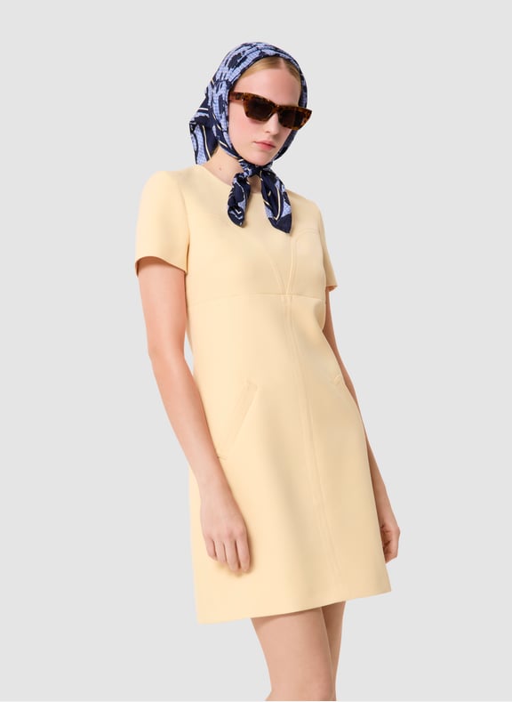 Robe droite uni - rehane Jaune by TARA JARMON TARA JARMON Robe droite uni - rehane Jaune
