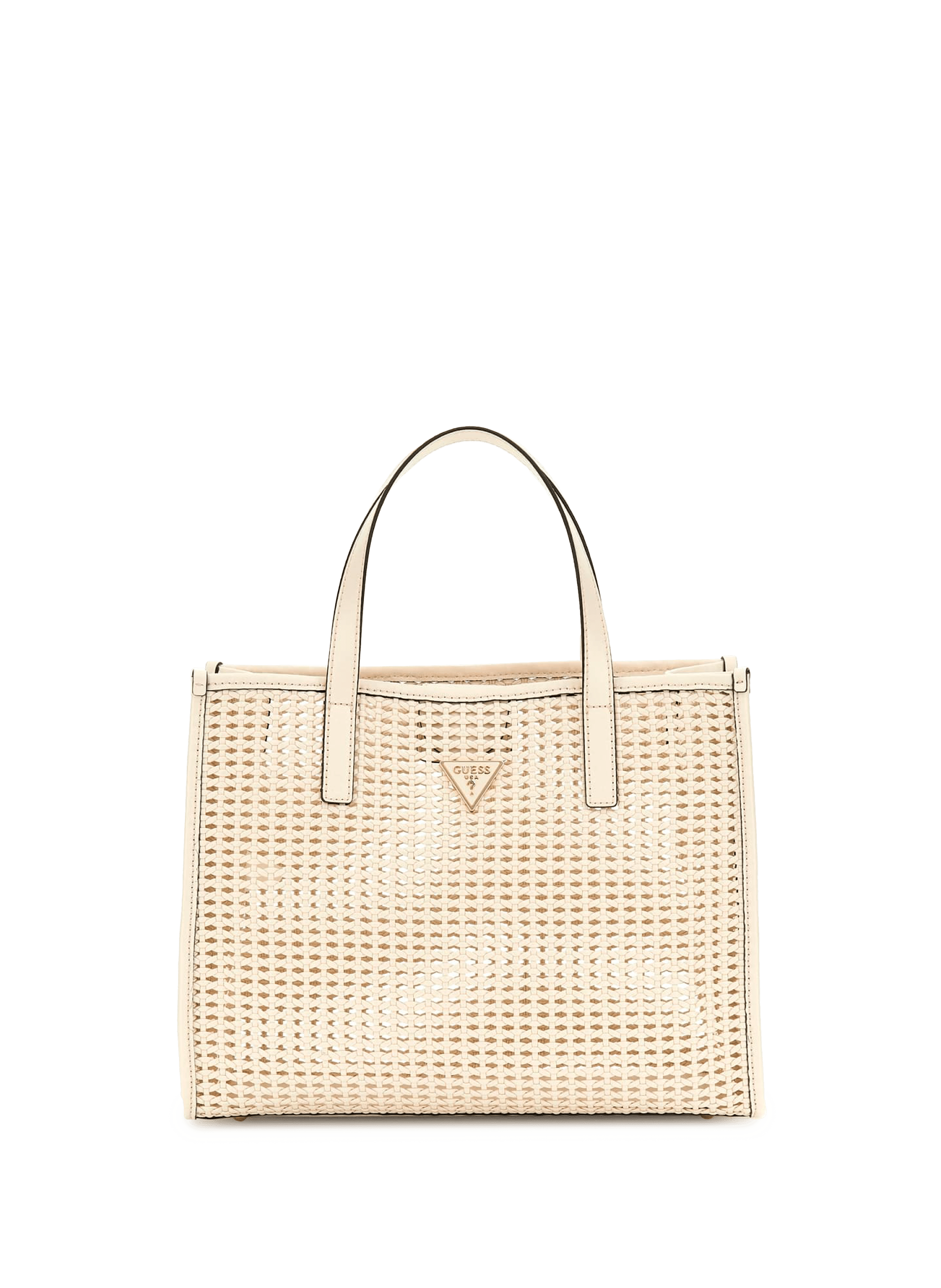 Sac à main Brigitta tressée GUESS Beige