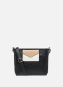 Crossbody bag - Maya KBA  Noir - ecru - nude