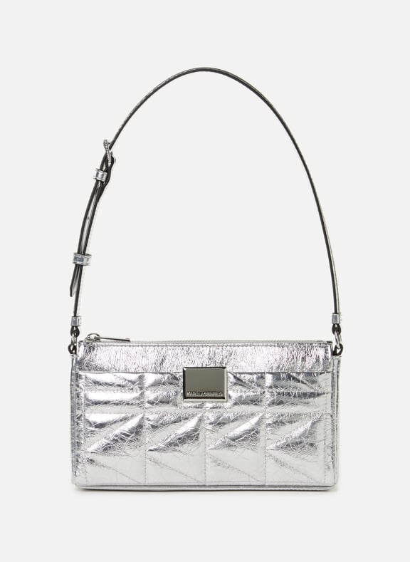 Sac à main métallisée Gris by KARL LAGERFELD KARL LAGERFELD Sac à main métallisée Gris