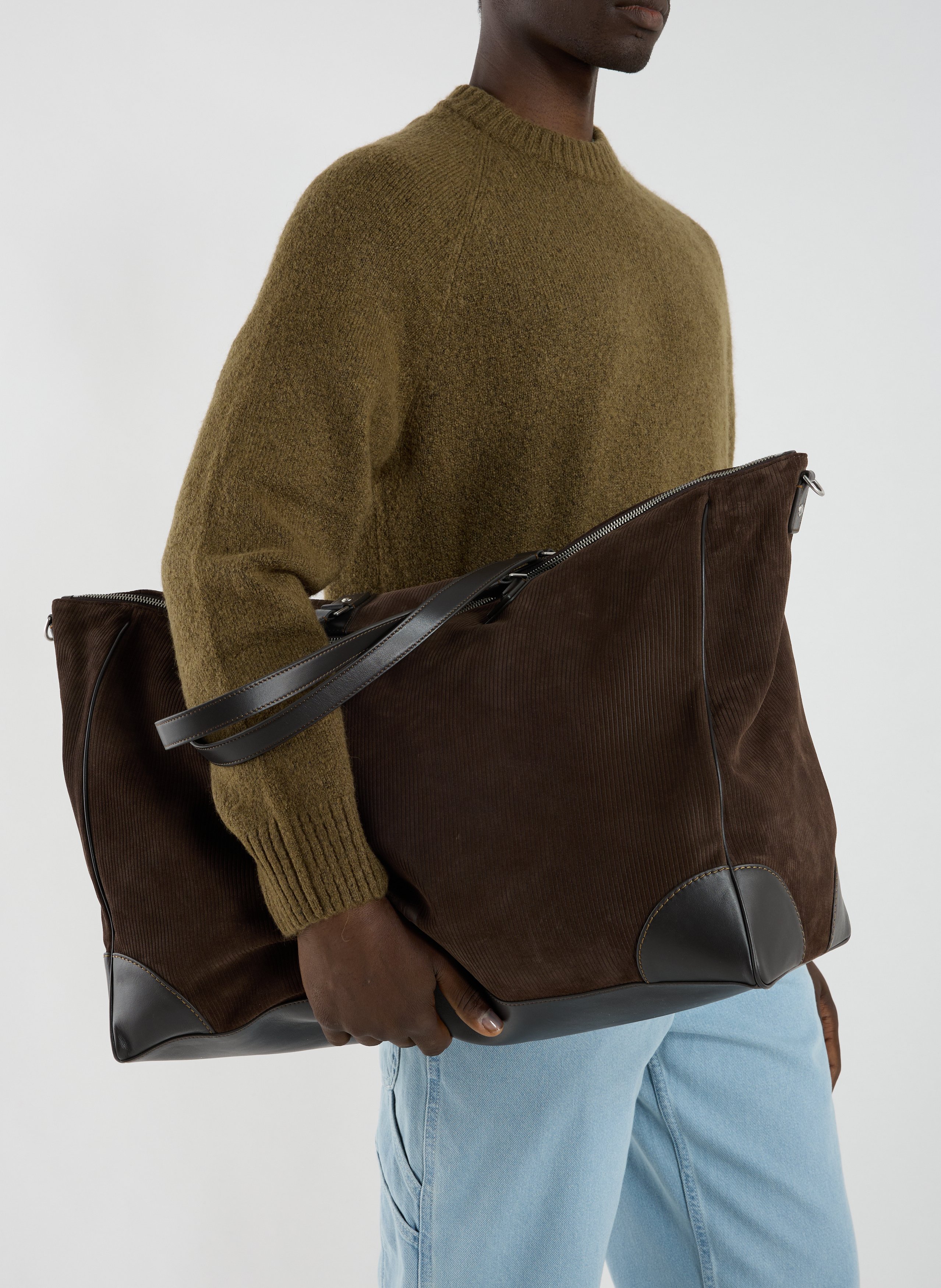 Leather travel bag PAUL SMITH Brown