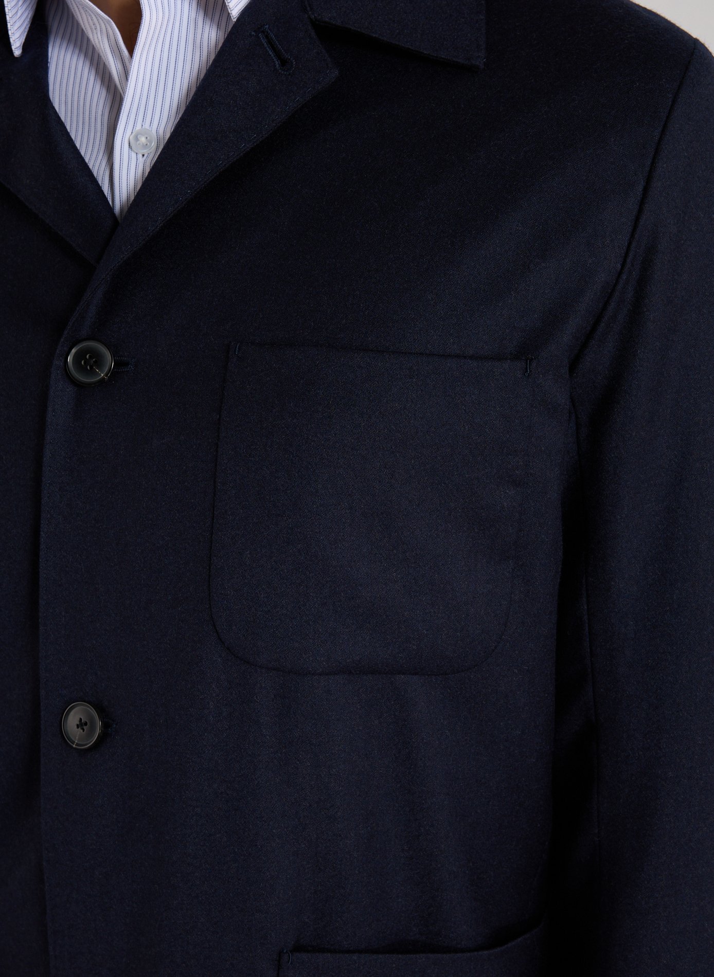 Light wool and cashmere jacket PAUL SMITH Blue