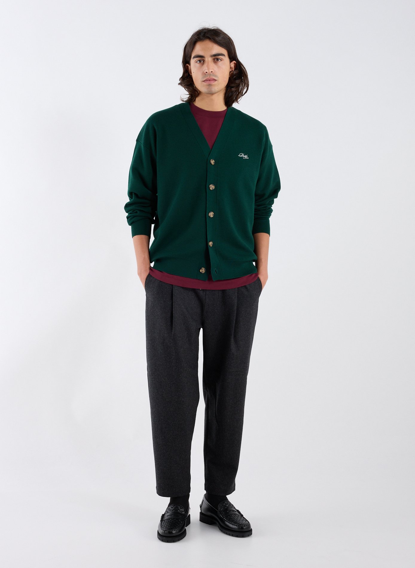 Le cardigan Drôle  DROLE DE MONSIEUR Vert