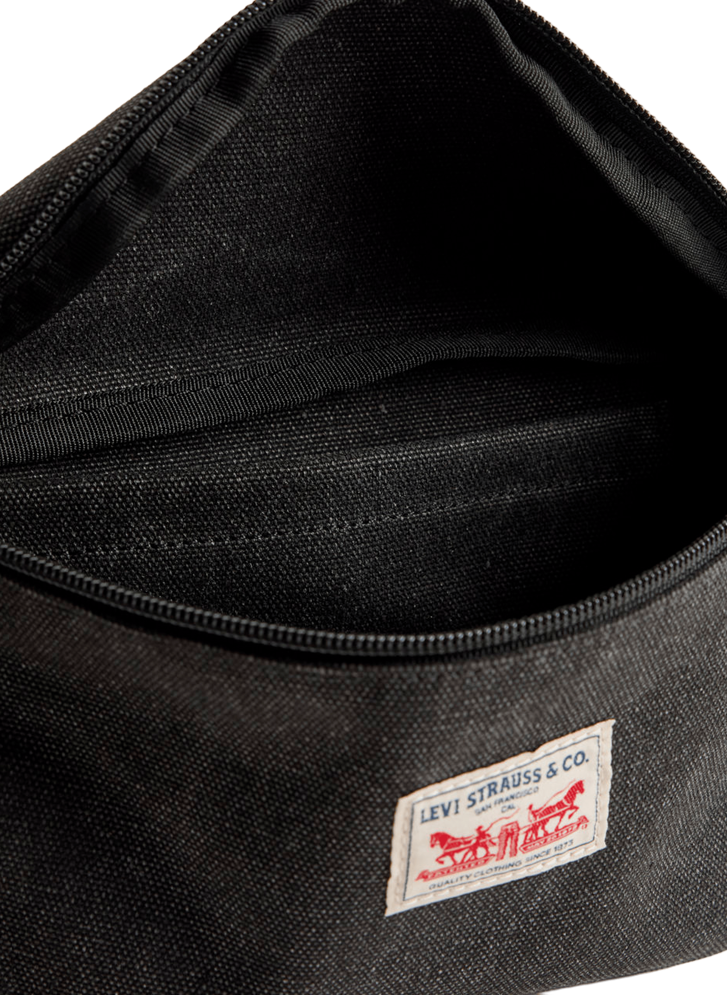 Sac banane Duboce à logo LEVIS ACCESSOIRES Noir