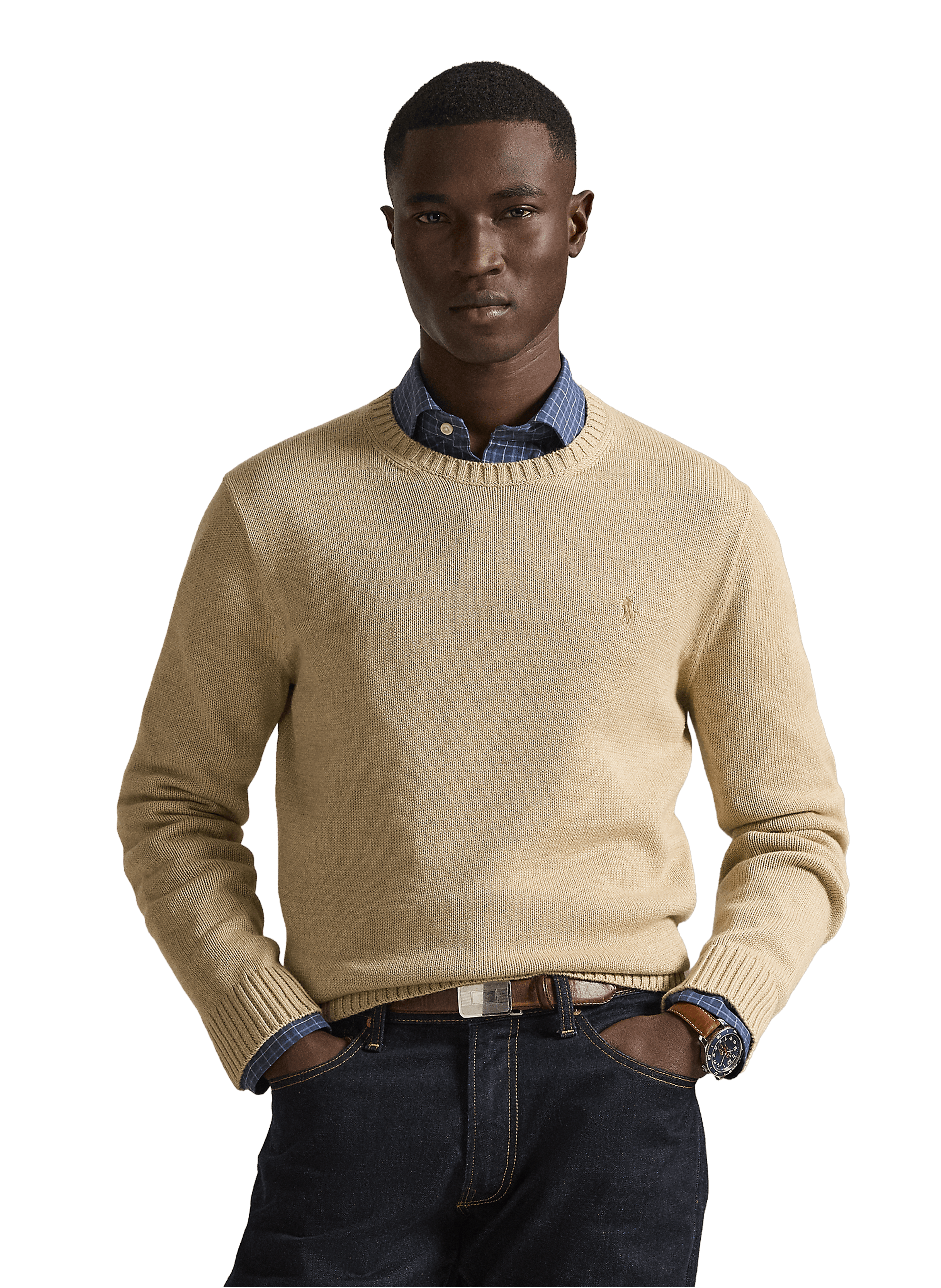 Straight cotton knit jumper POLO RALPH LAUREN Multicolour