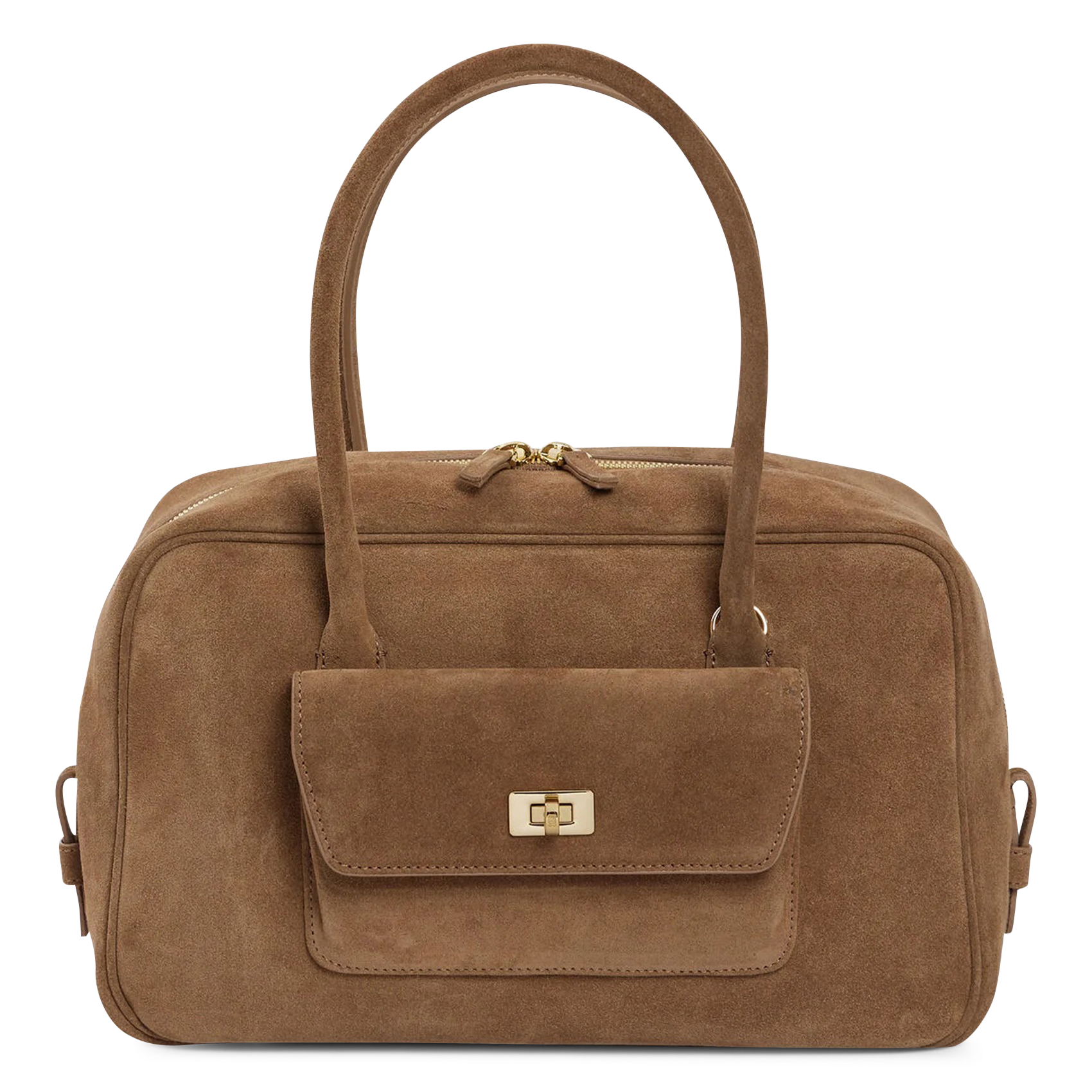 Sac à main en cuir SANDRO Beige