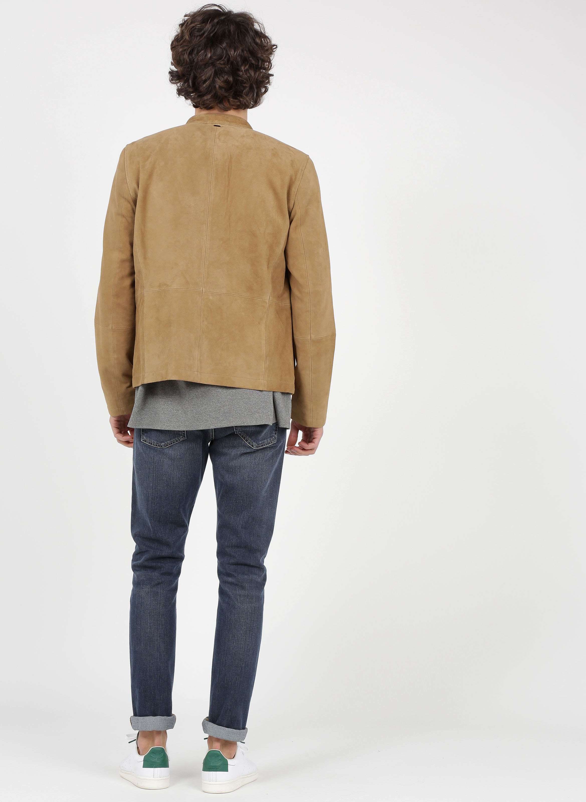 Tee-shirt col rond regular-fit sérigraphié en coton recyclé mélangé PATAGONIA Gris