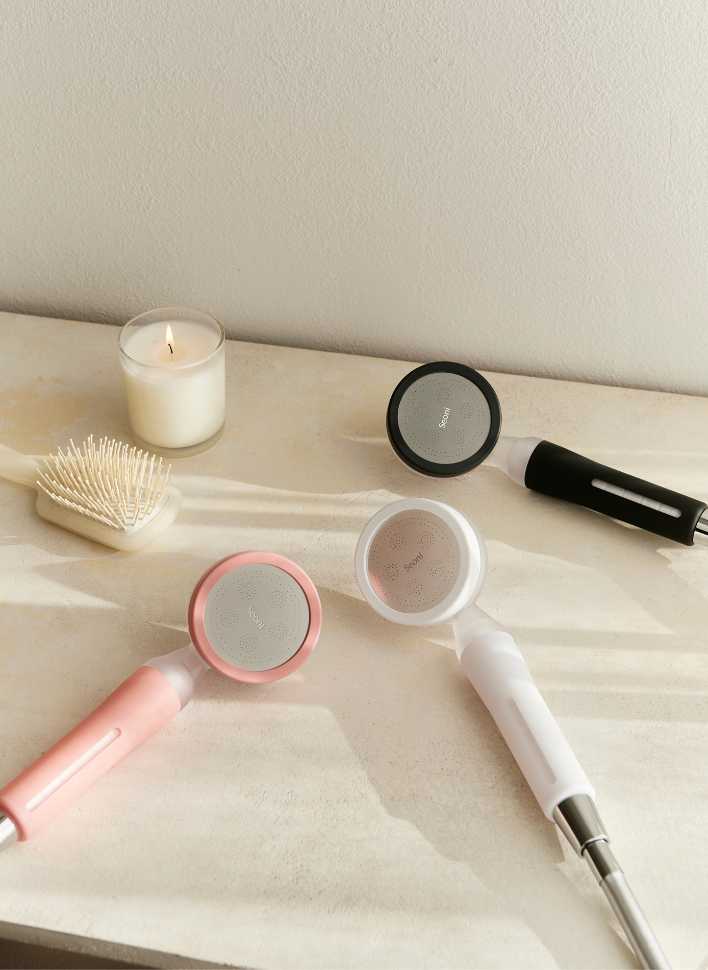 Filtered Shower Head SEONI Noir