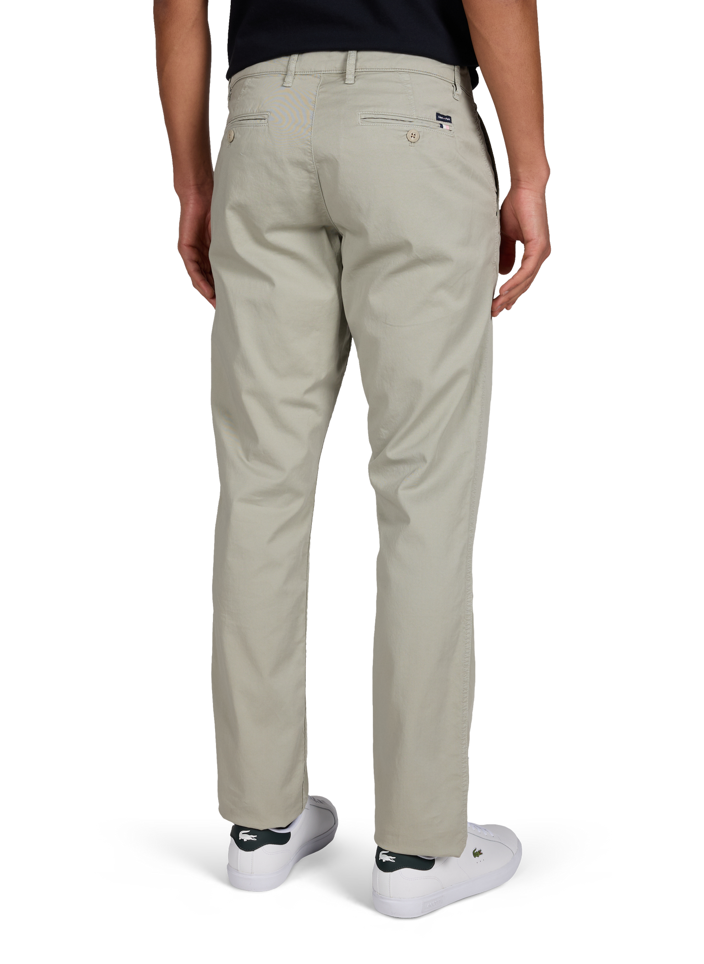 Pantalon chino en coton mélangé EDEN PARK Beige
