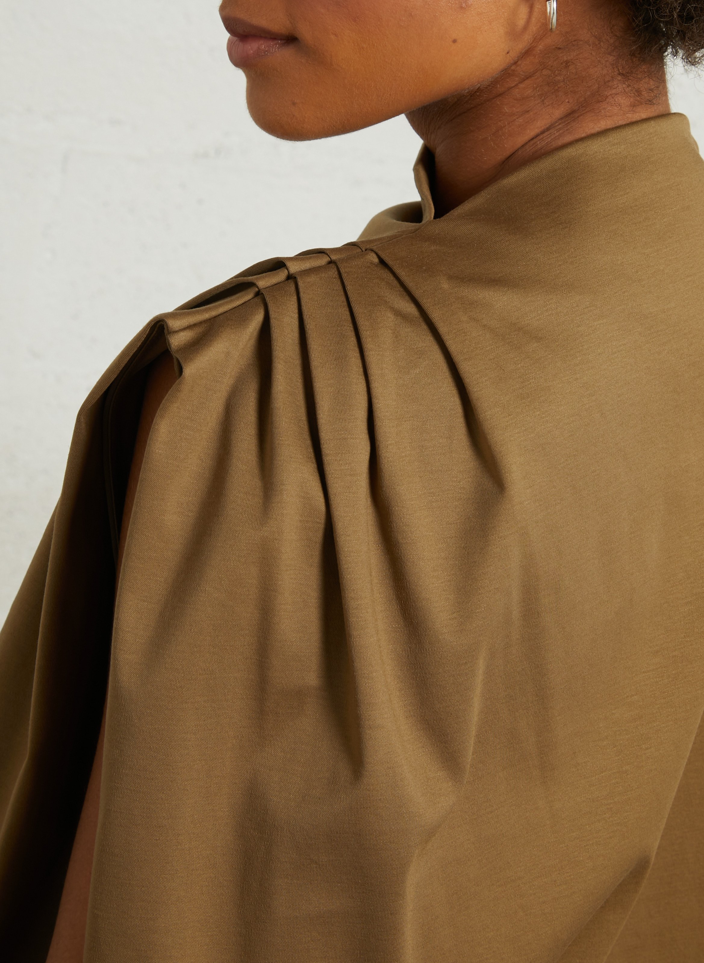 Top ample col rond idris SOEUR Beige