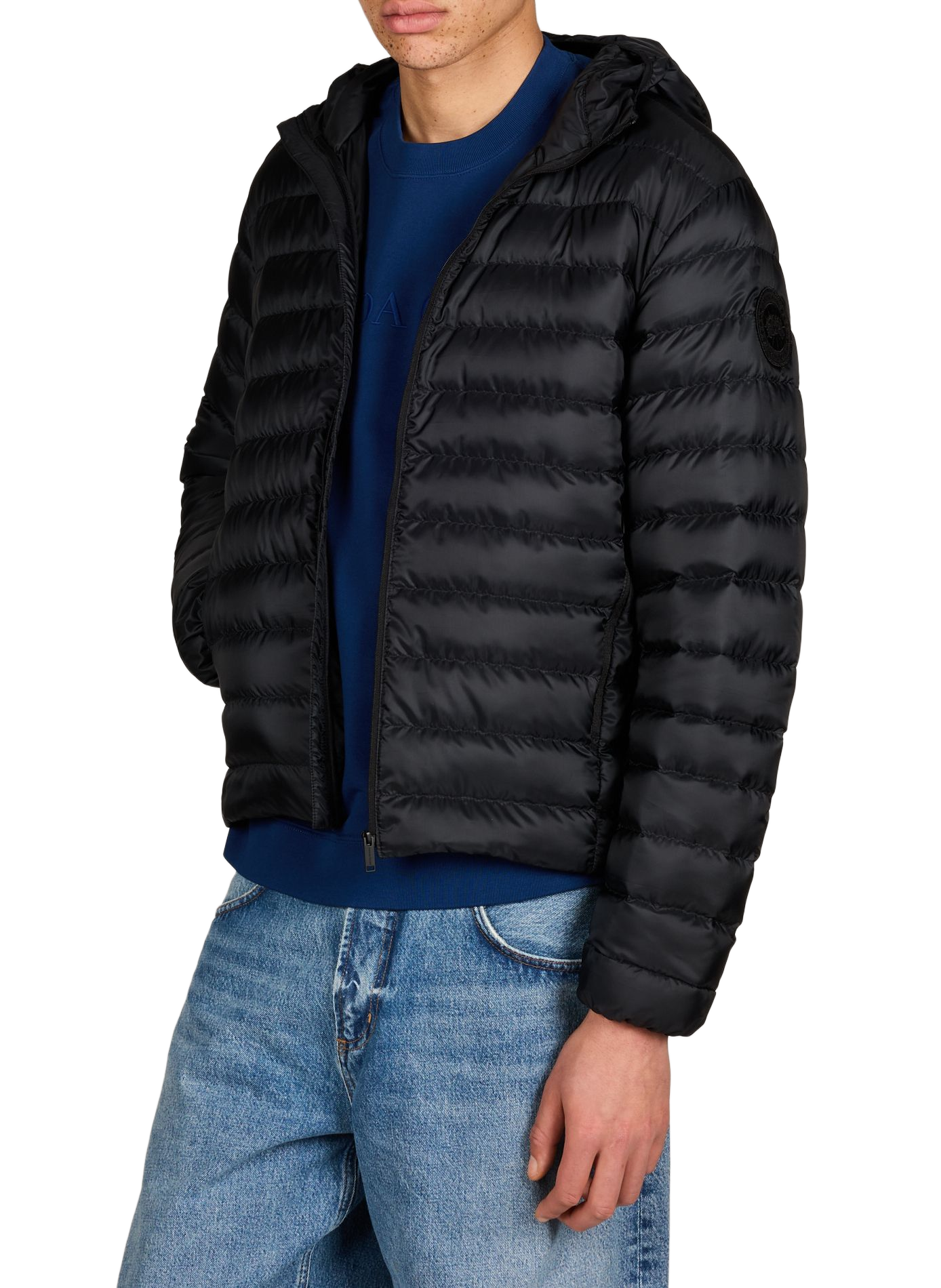 Piumino diritto collo alto CANADA GOOSE Nero