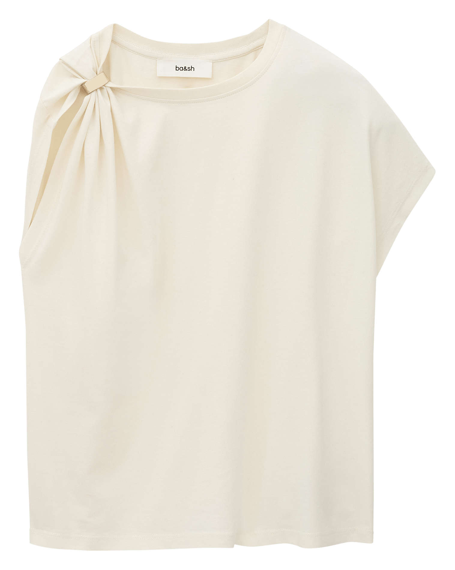 Tee-shirt col rond allia BA&SH Beige