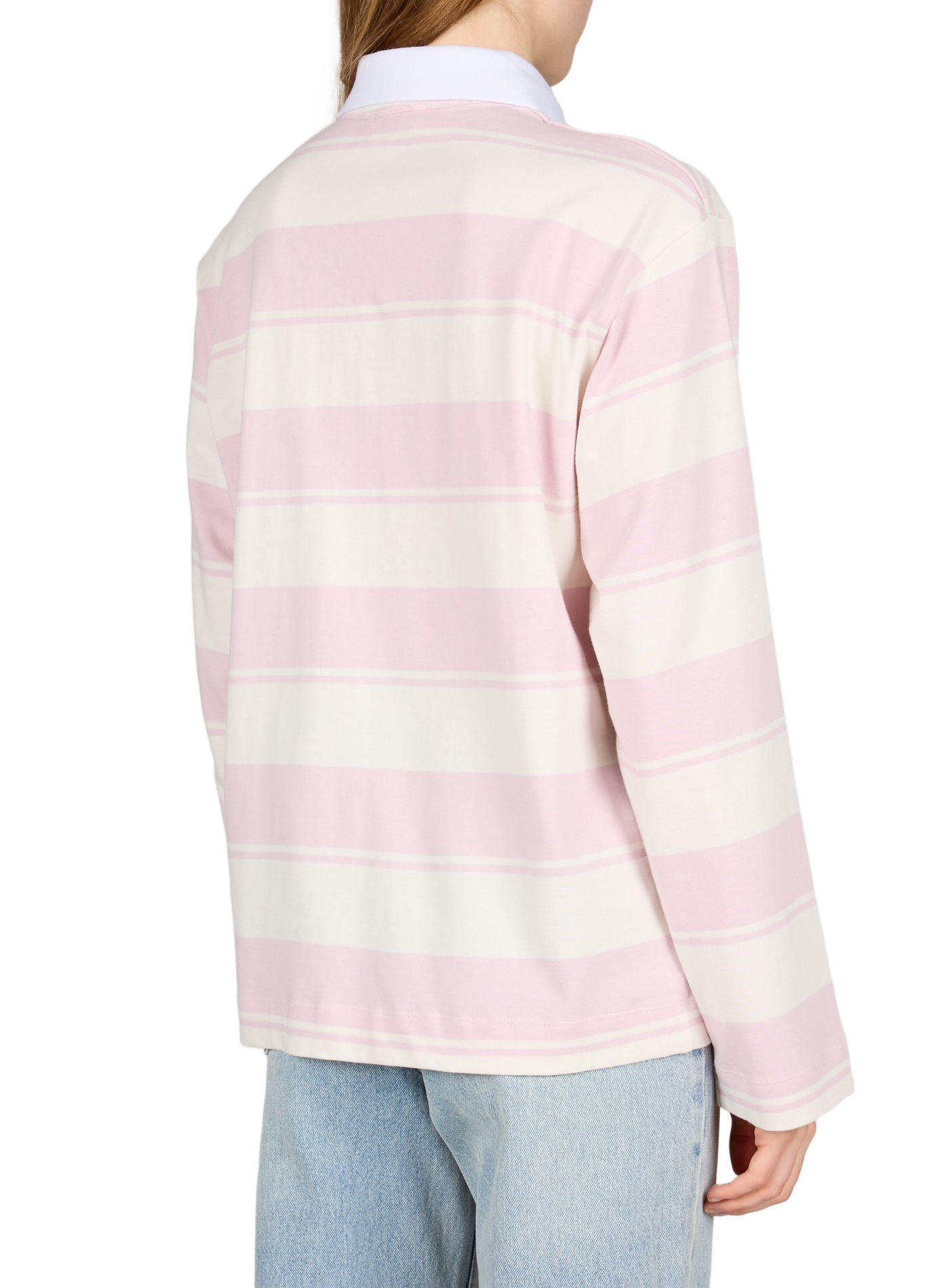 Long-sleeved striped polo BAUM UND PFERDGARTEN Pink