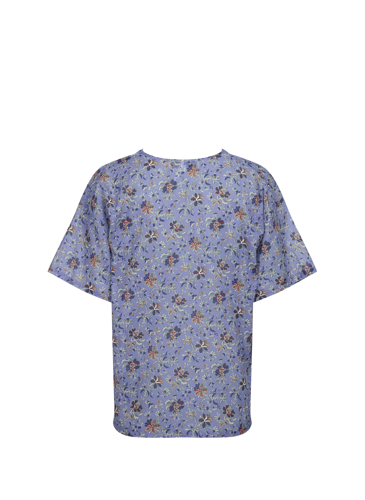 Ensemble de pyjama India en coton LAURENCE TAVERNIER Bleu