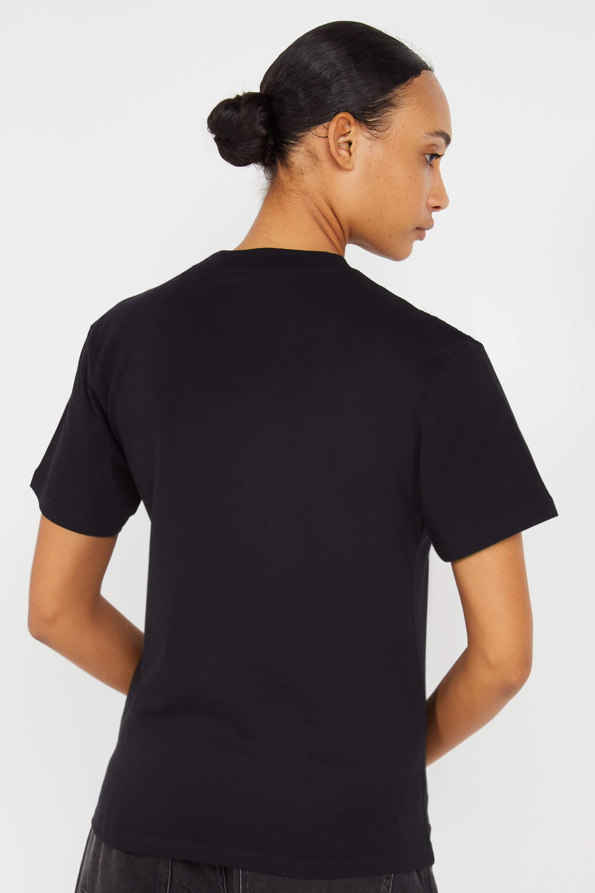 T-shirt w' s/s pocket heart t-shirt CARHARTT WIP Noir