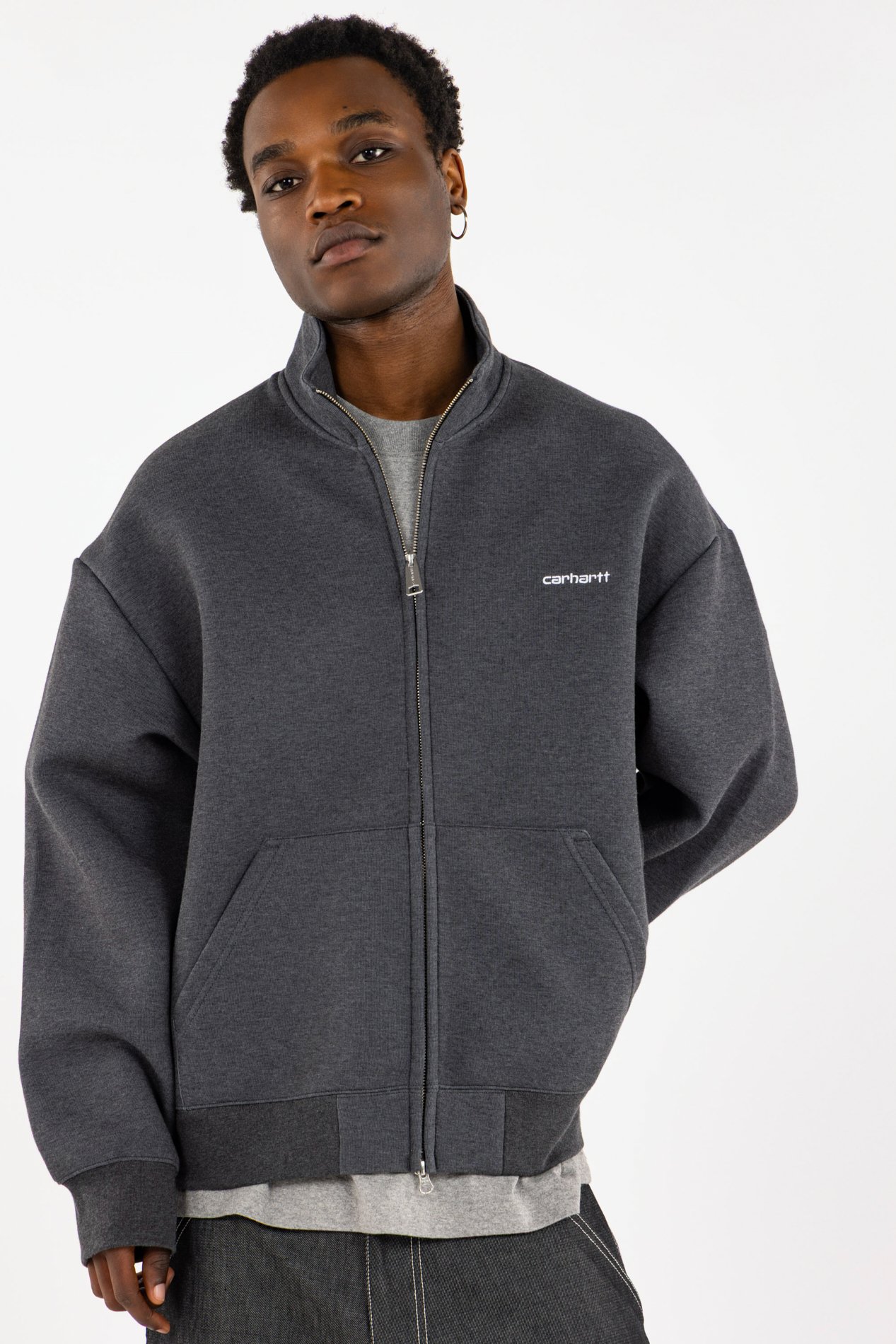 Sweat zippé alda zip sweat jacket CARHARTT WIP Noir