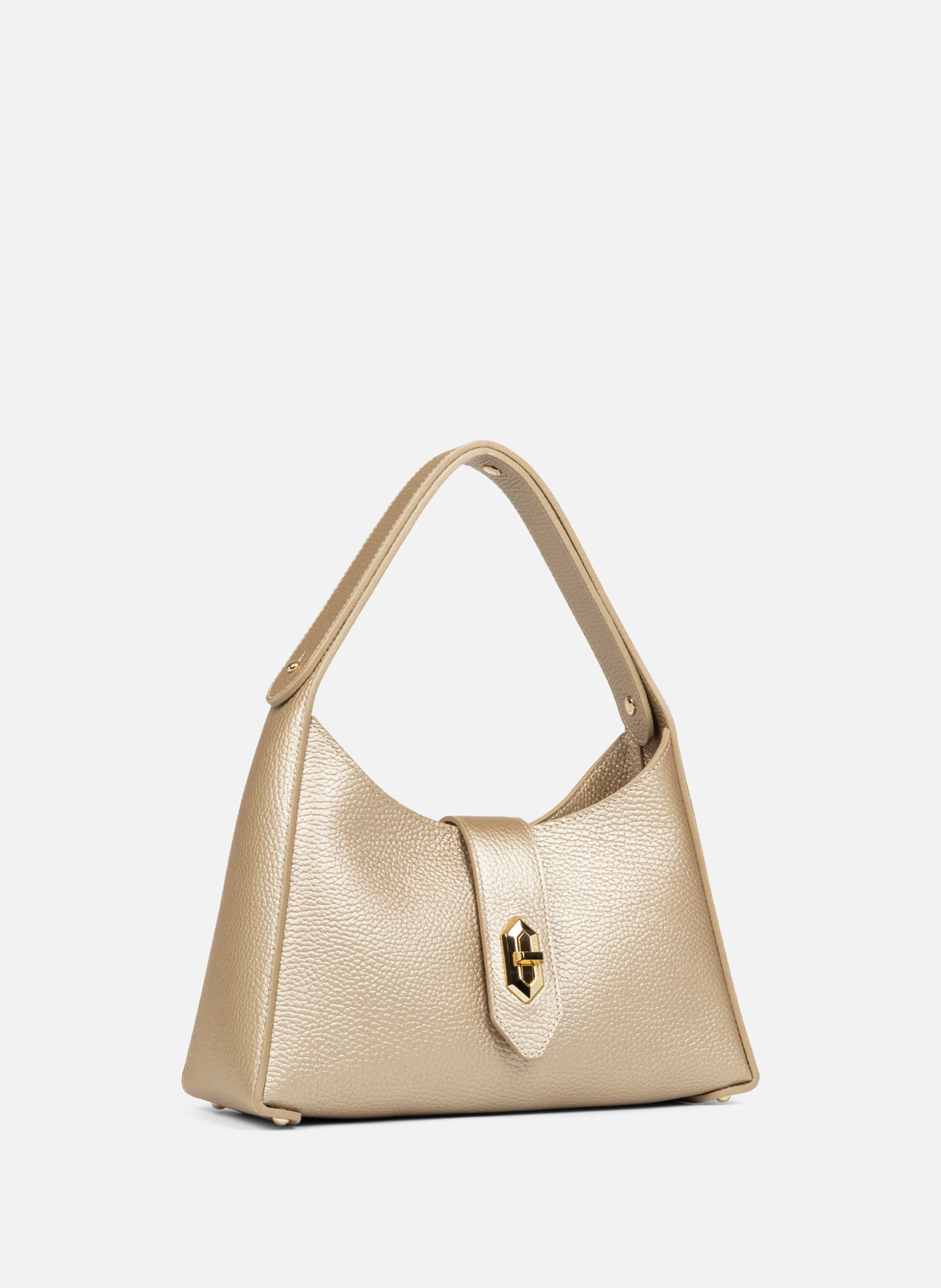 Sac hobo - top double LANCASTER Doré