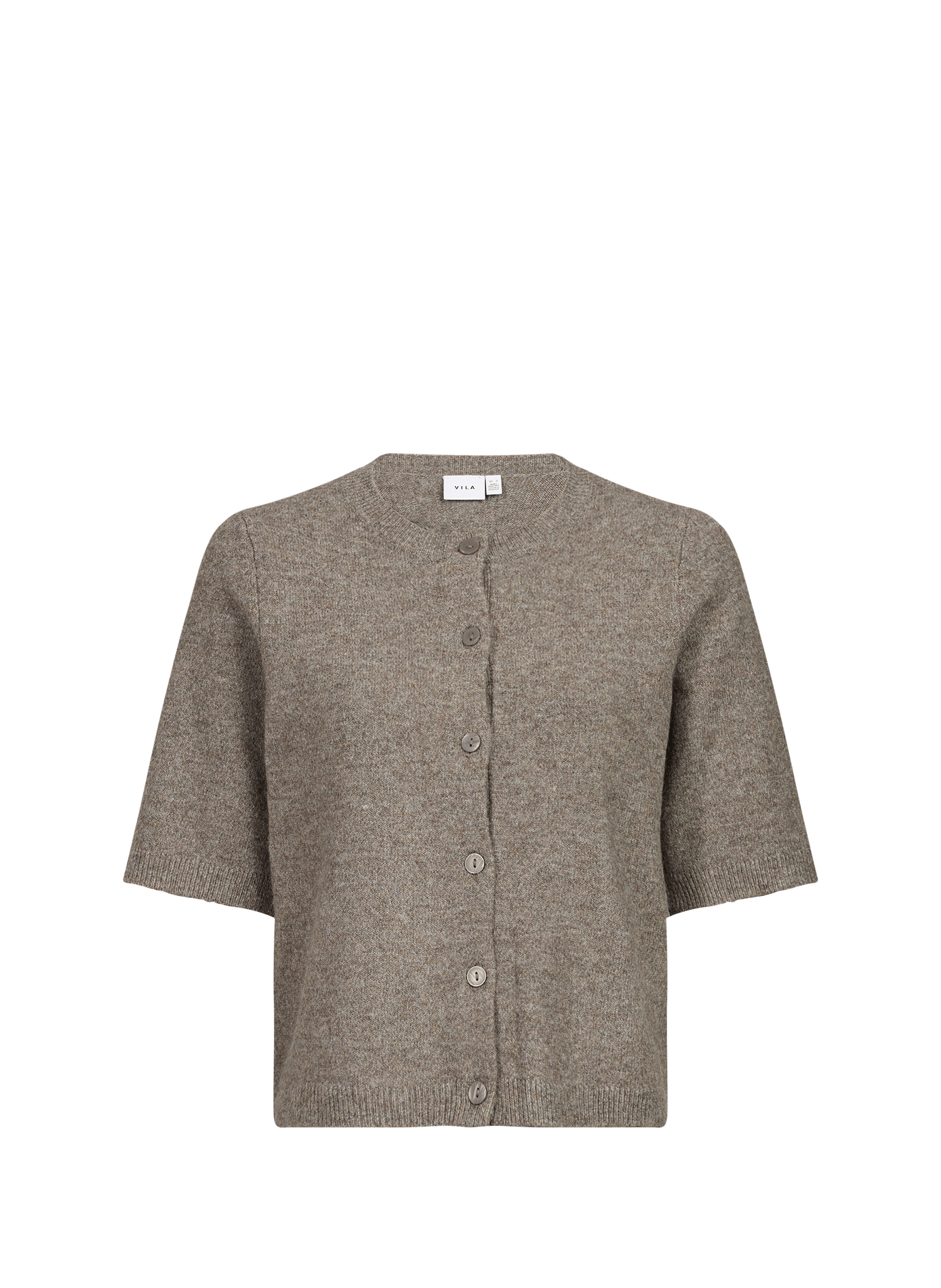 Cardigan ample col rond VILA Marron