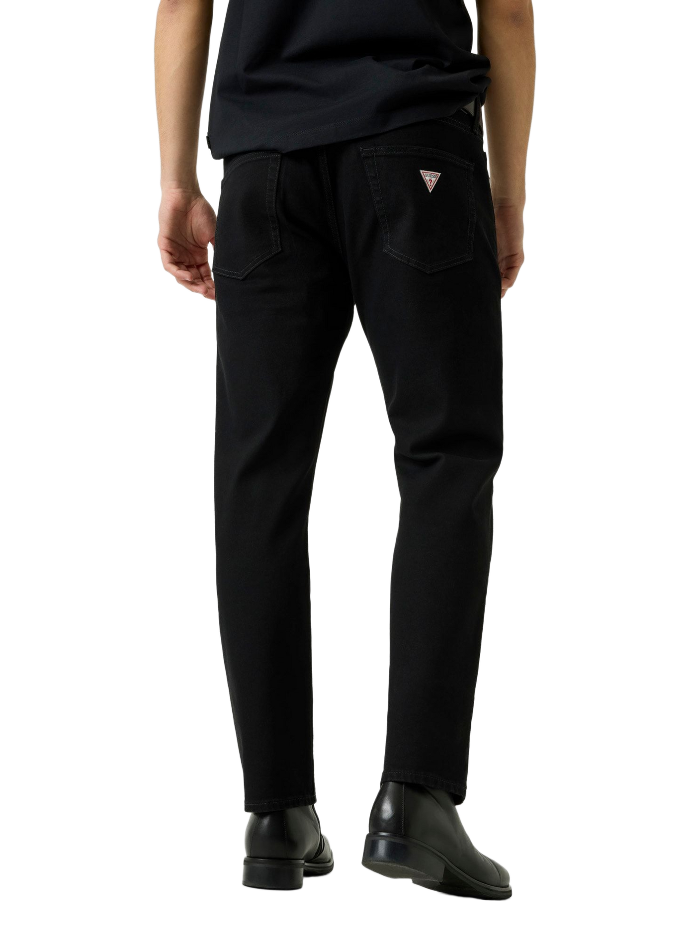 Low-rise slim-fit jeans in blended cotton GUESS Black