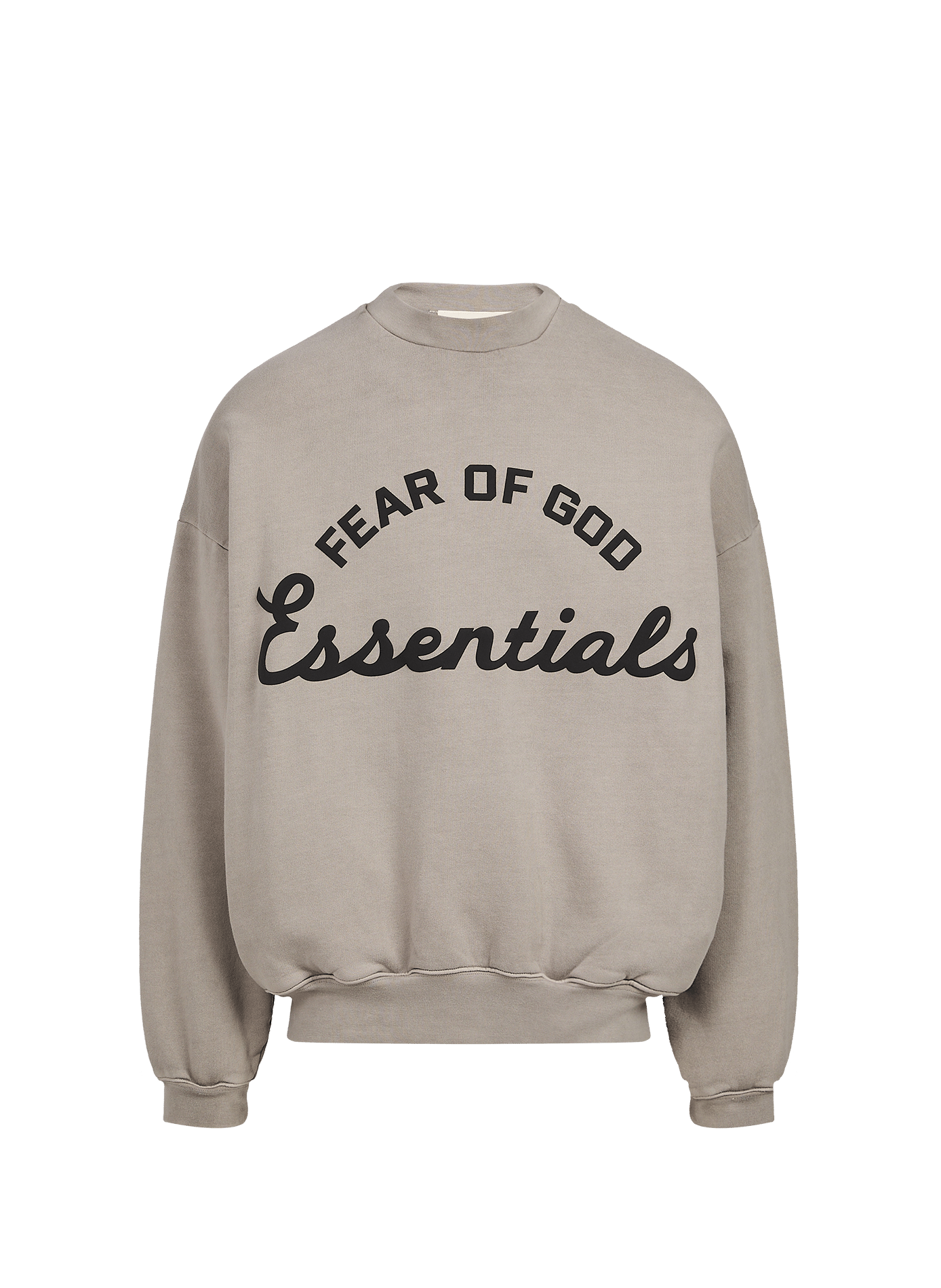 Sweat ample sérigraphié FEAR OF GOD ESSENTIALS Gris