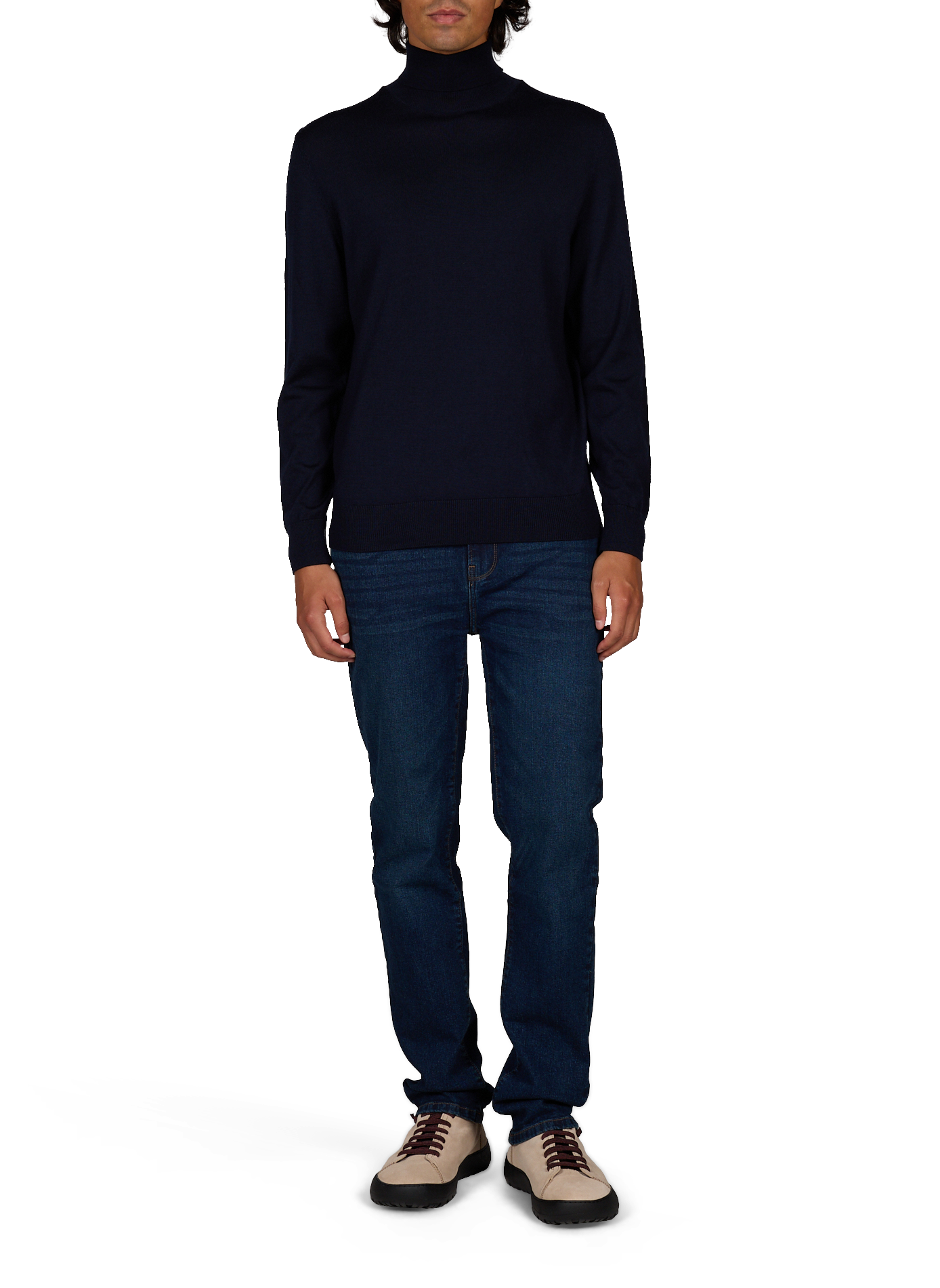 Jean droit en coton SCHOTT Bleu