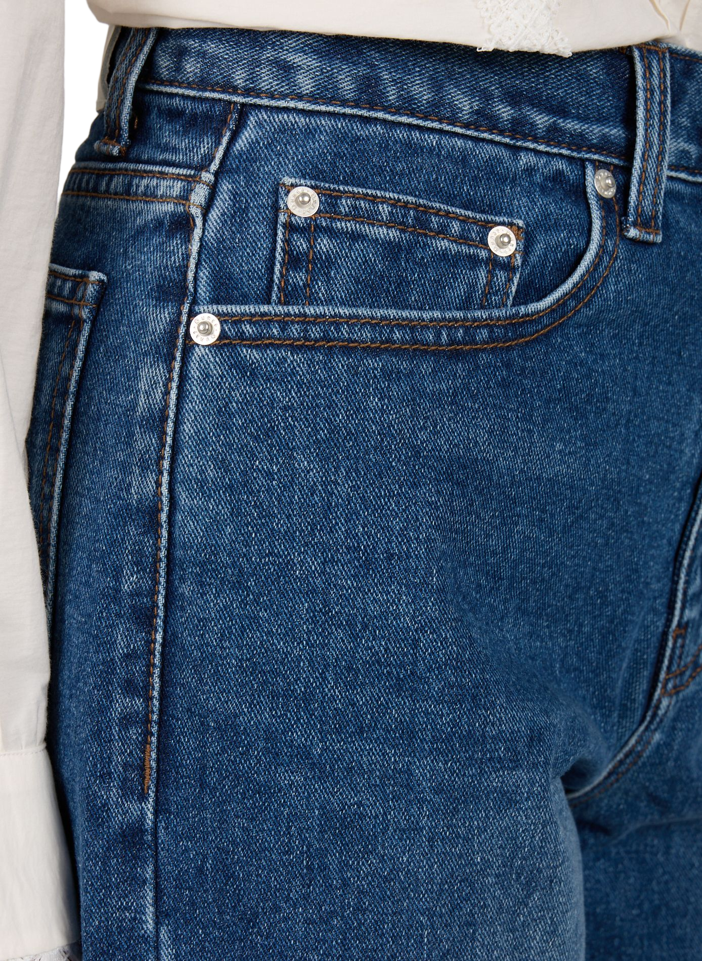 Wide cotton jeans DUNST Blue