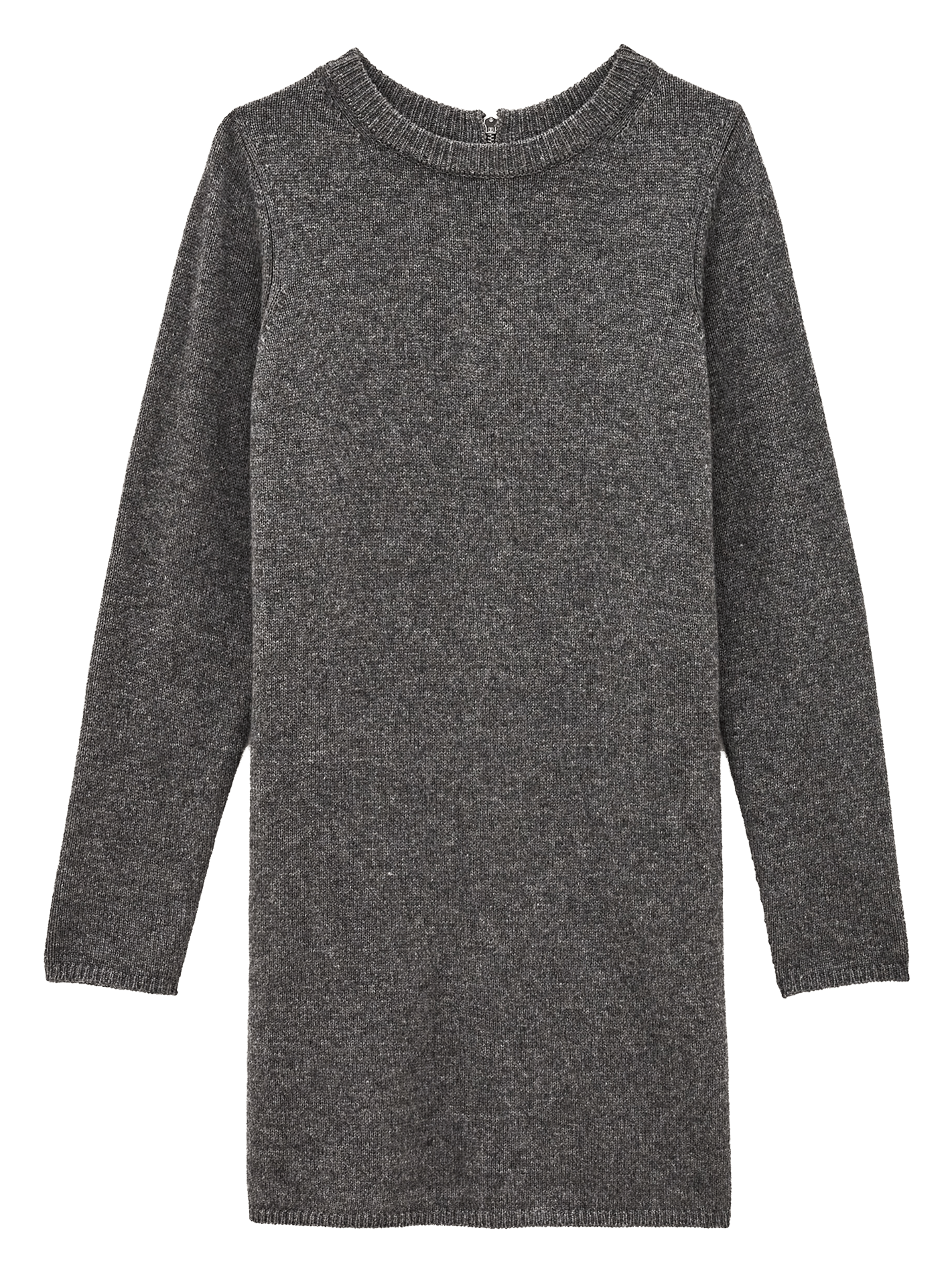 Robe droite en laine mélangée atess | Gris BA&SH Femme