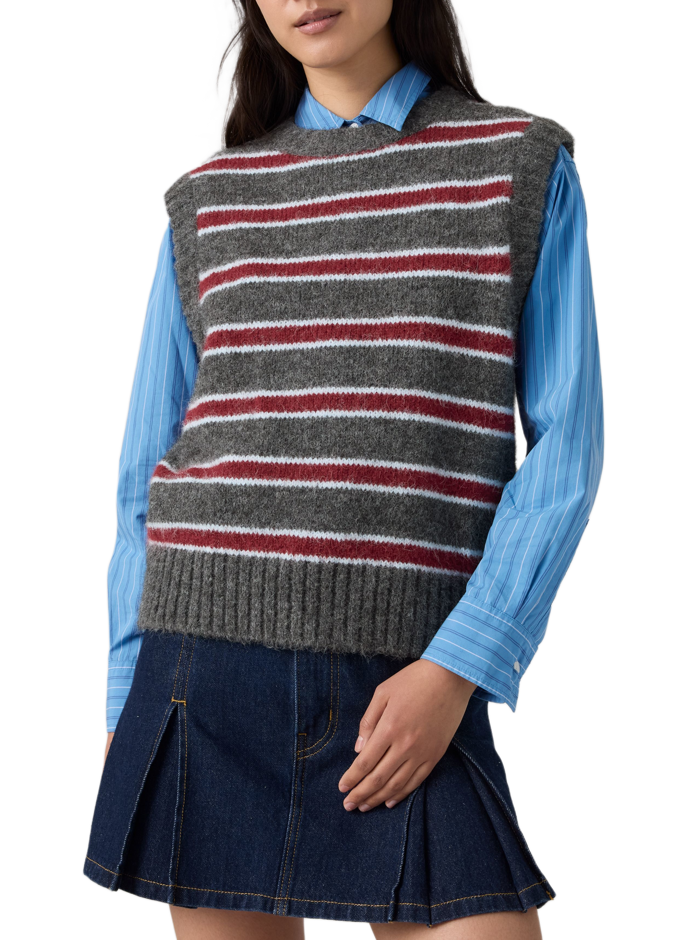 Gerader ärmelloser Pullover LEVI'S Grau