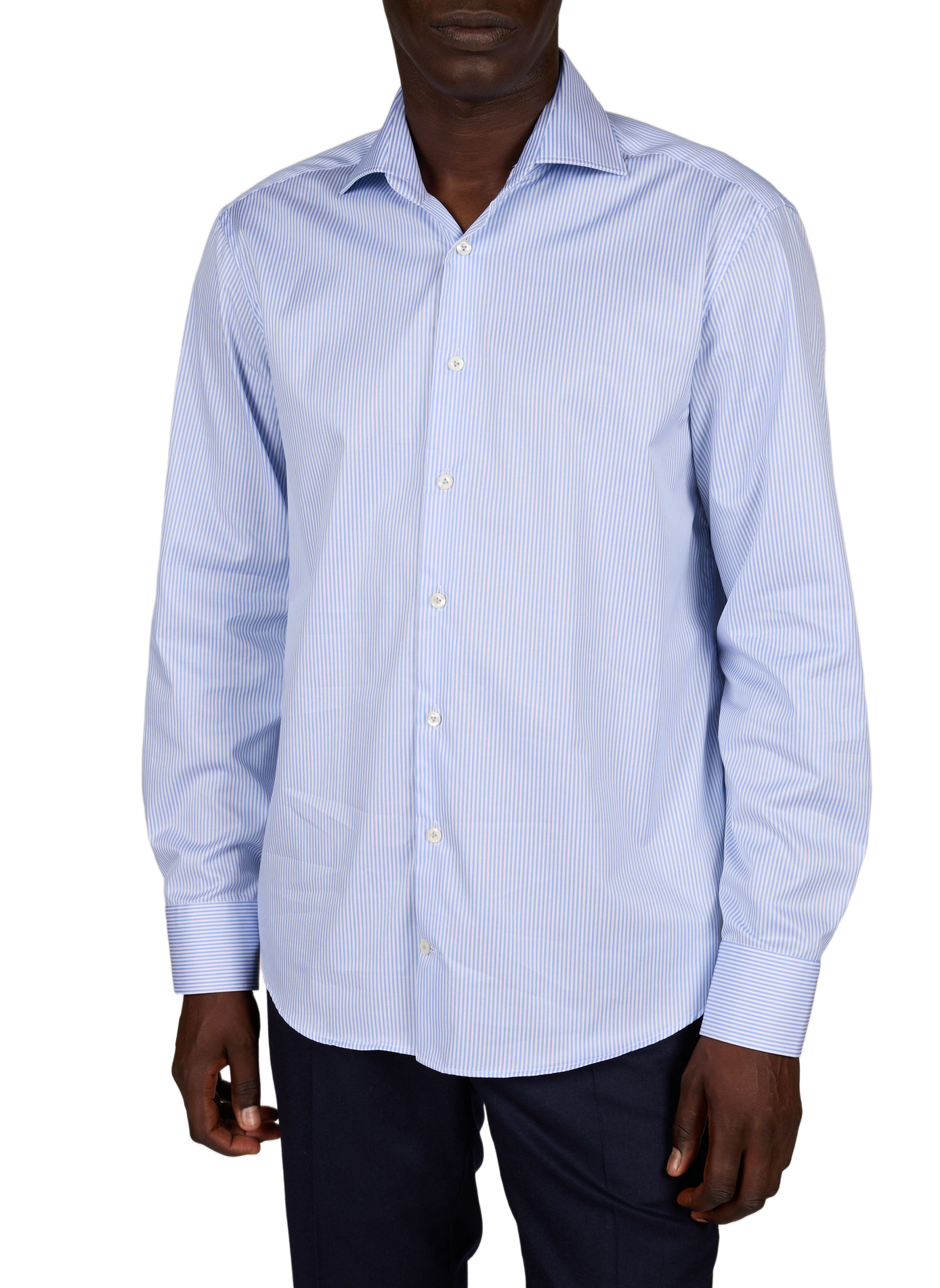 Striped cotton shirt  VAN LAACK Blue