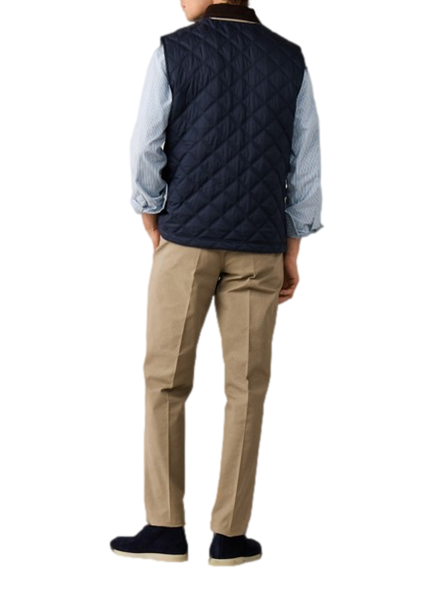 Giacca dritta imbottita con zip FACONNABLE Blu