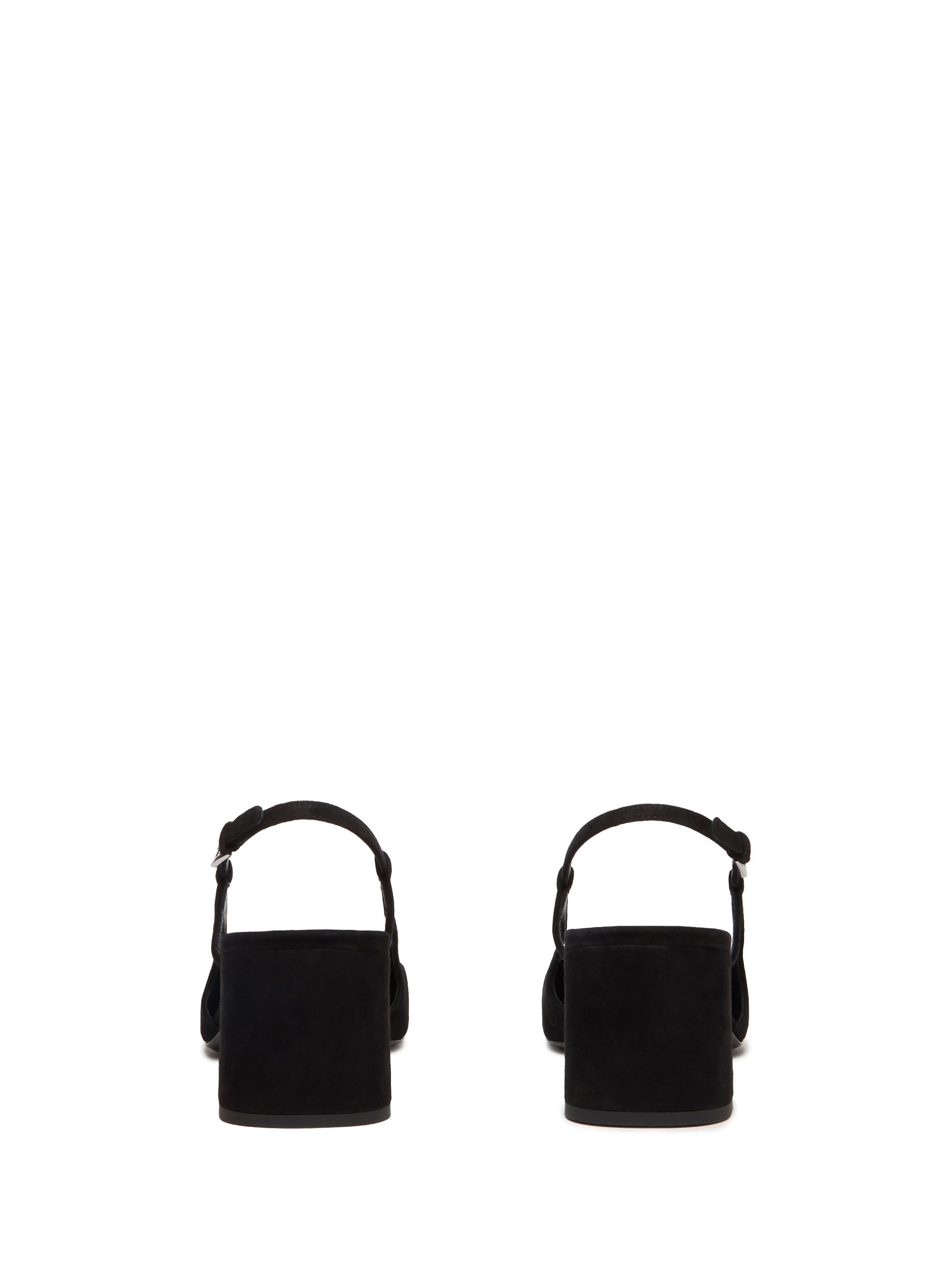 Camoscio leather Heels PRADA Black