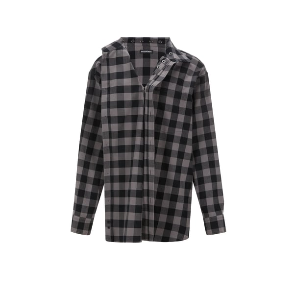 Chemise oversize et asymétrique en coton