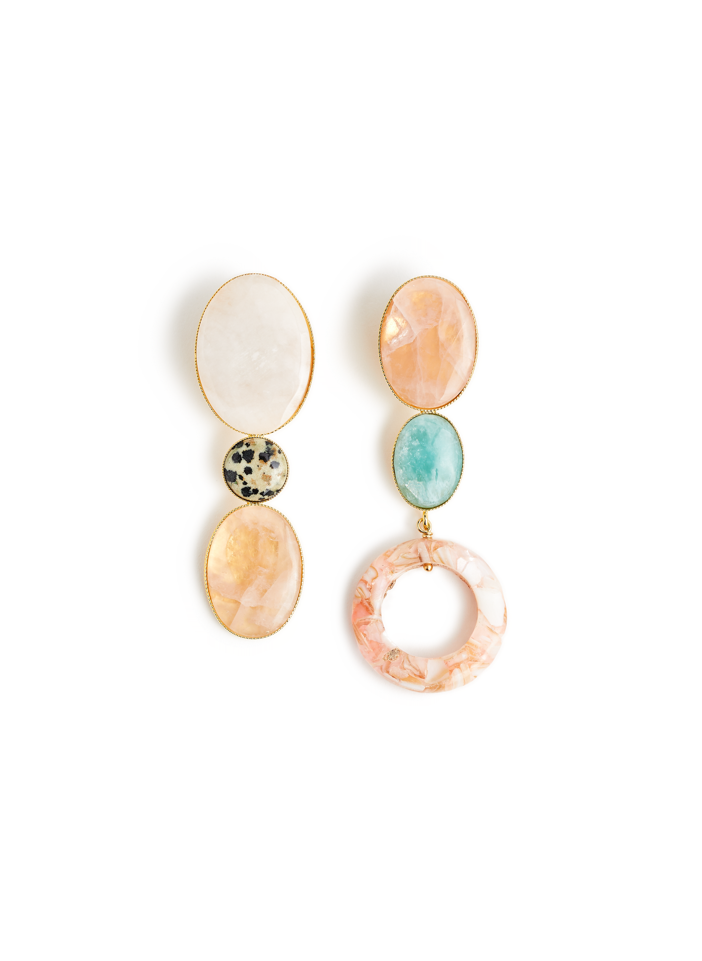 DESTREE Mismatched earrings Multicolour